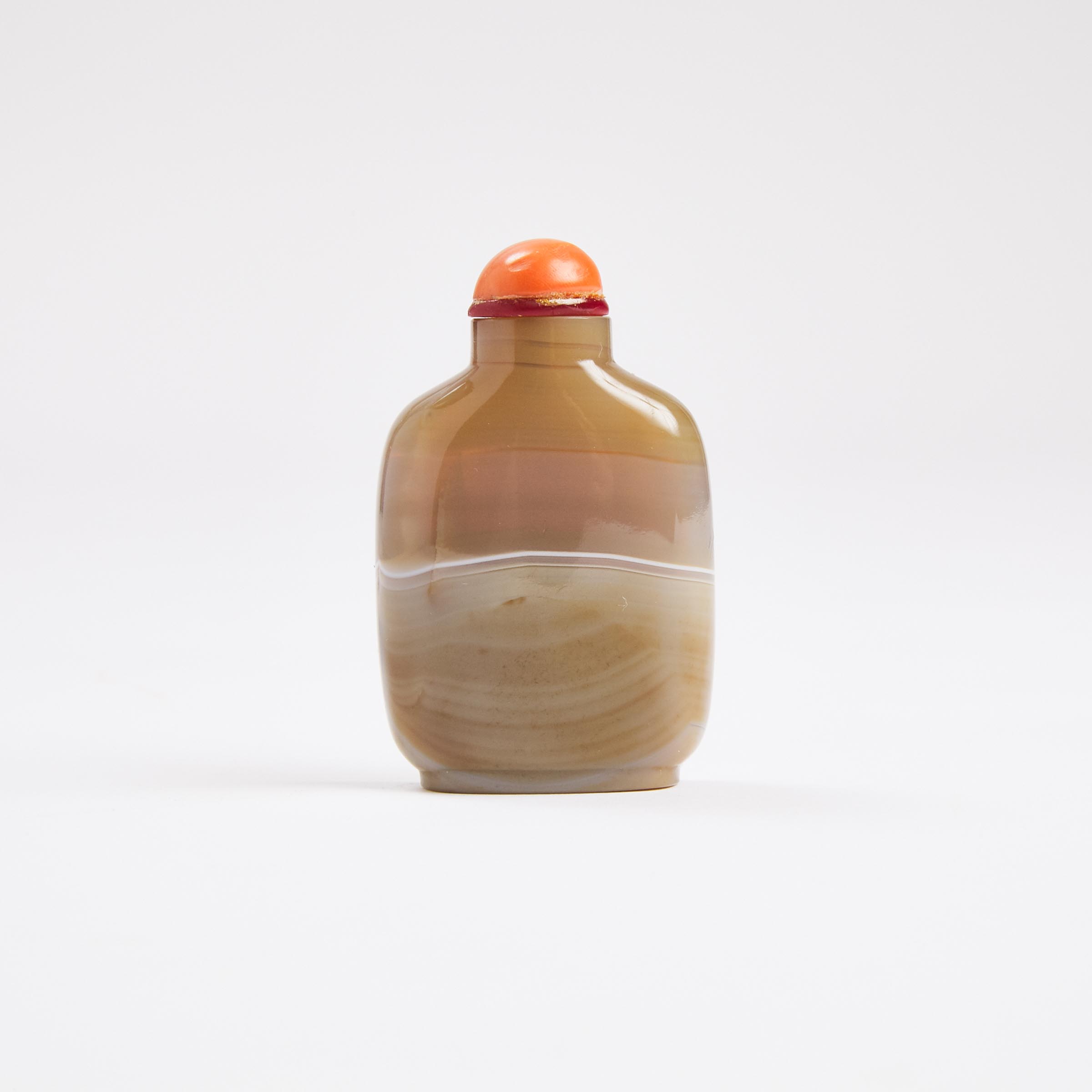An Unusual Banded Agate Snuff Bottle, 18th/19th Century