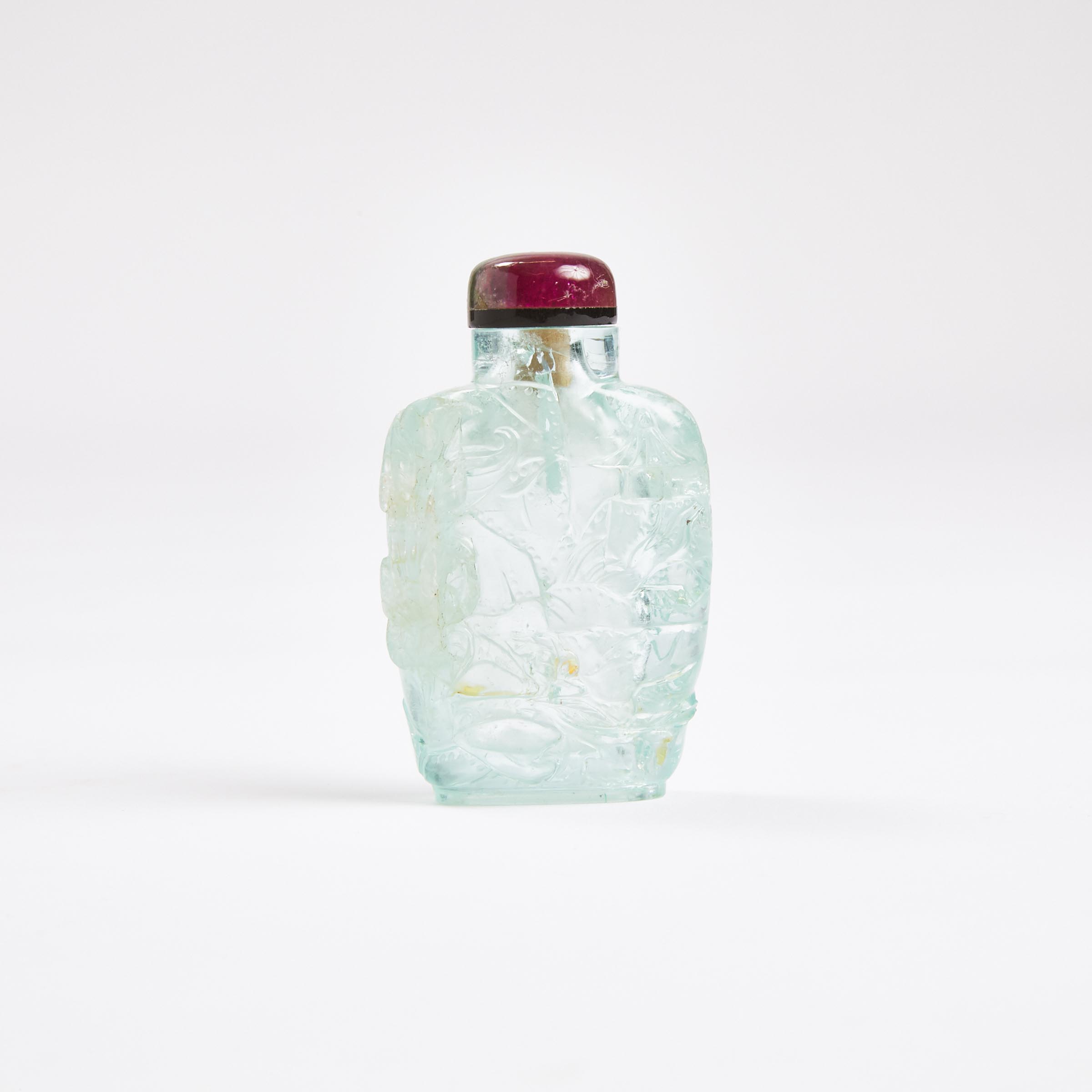 An Aquamarine Snuff Bottle, 18th/19th Century