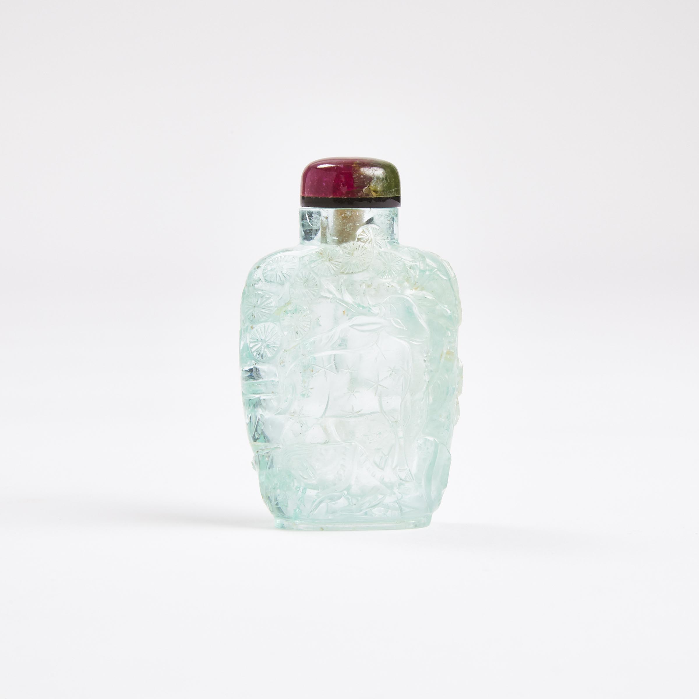 An Aquamarine Snuff Bottle, 18th/19th Century