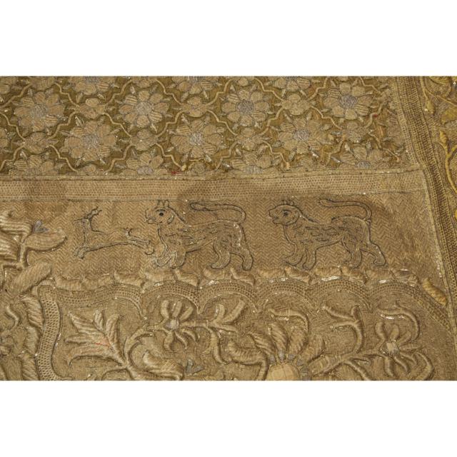 Indian Elephant Howdah Blanket Panel, c.1750/1800