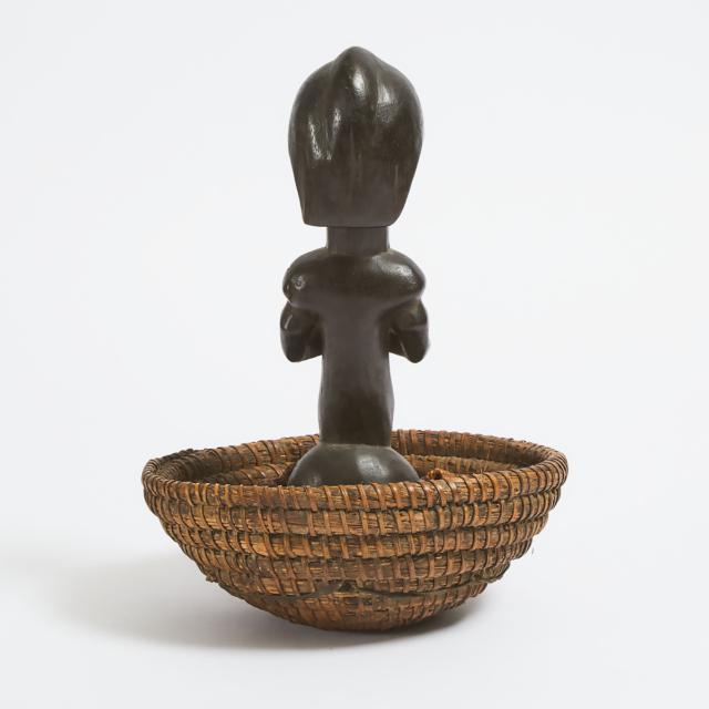 Fang Basket Figure, West Africa, late 20th century