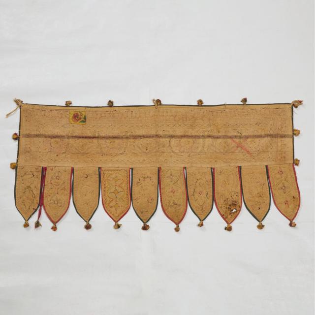 Indian Embroidered Wall Hanging, c.1900