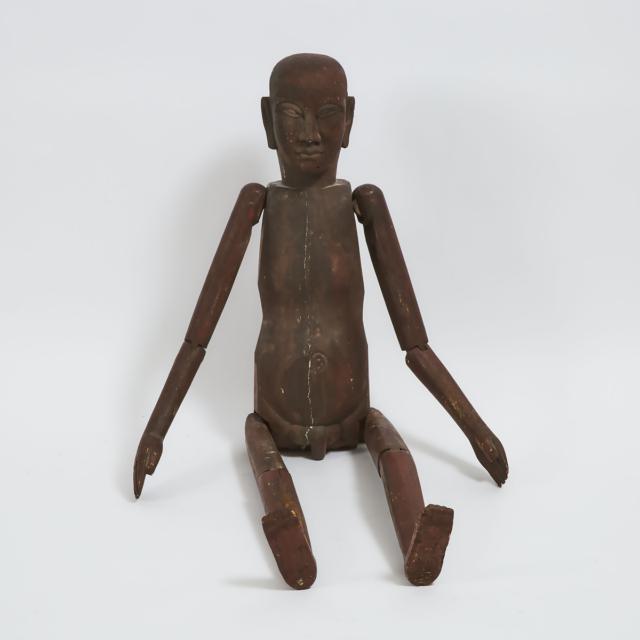 South Sulawesi Toraja Tau Tau Hinged Figure, Indonesia, 19/20th century