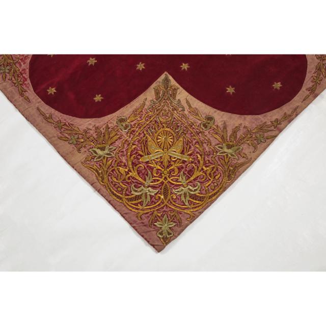 Turkish Ottoman Empire Table Cover, mid 19th century