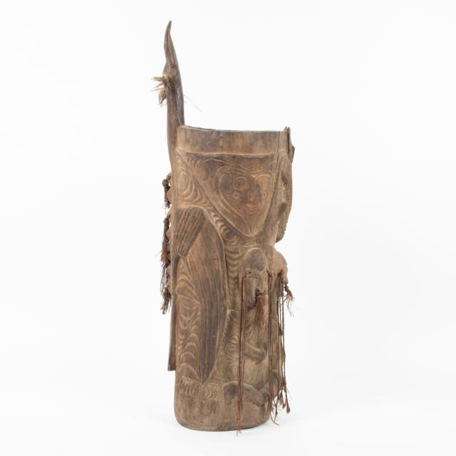 Sepik River Water Drum, Papua New Guinea, 19th/early 20th century