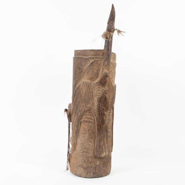 Sepik River Water Drum, Papua New Guinea, 19th/early 20th century
