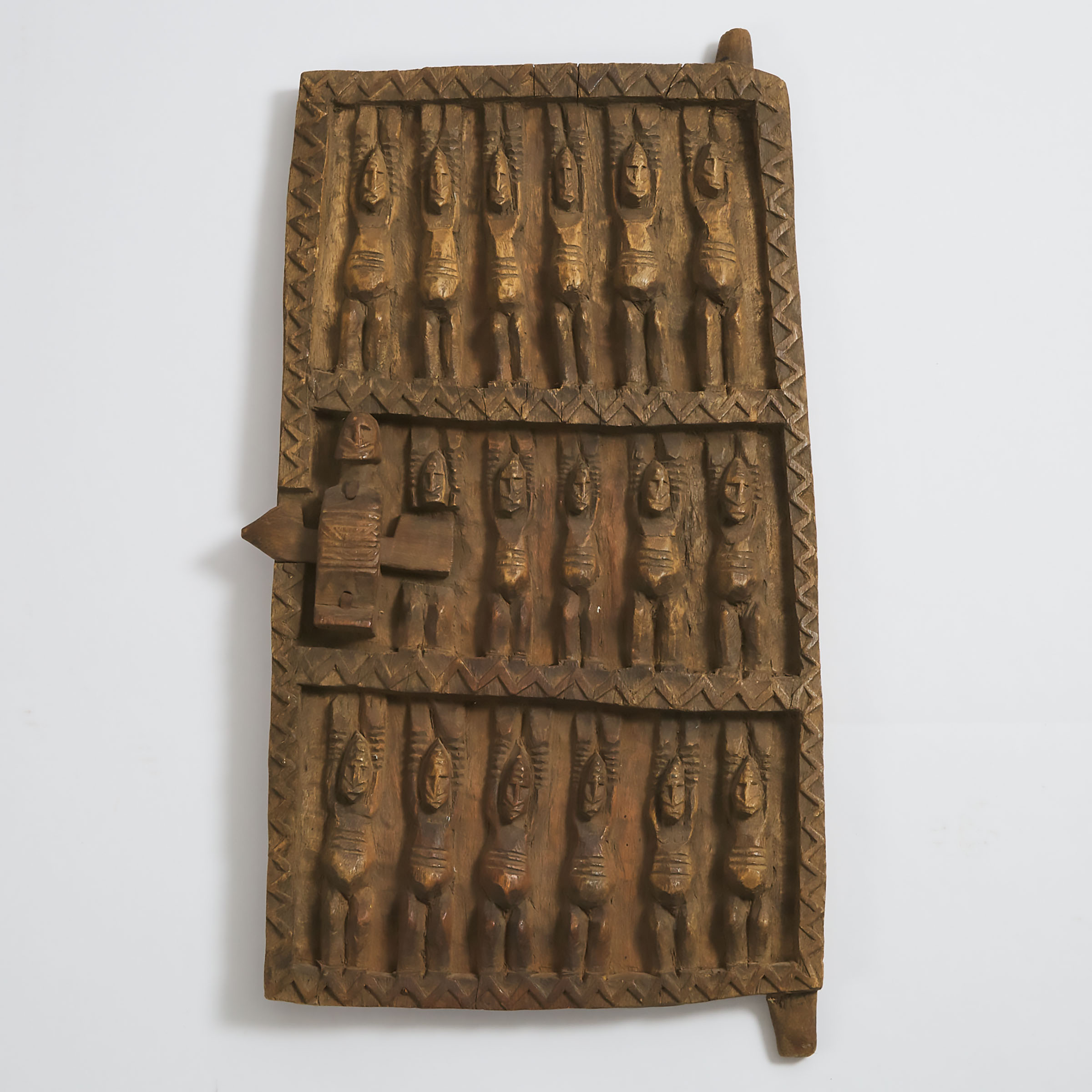 Dogon Granary Door, Mali, West Africa, early to mid 20th century