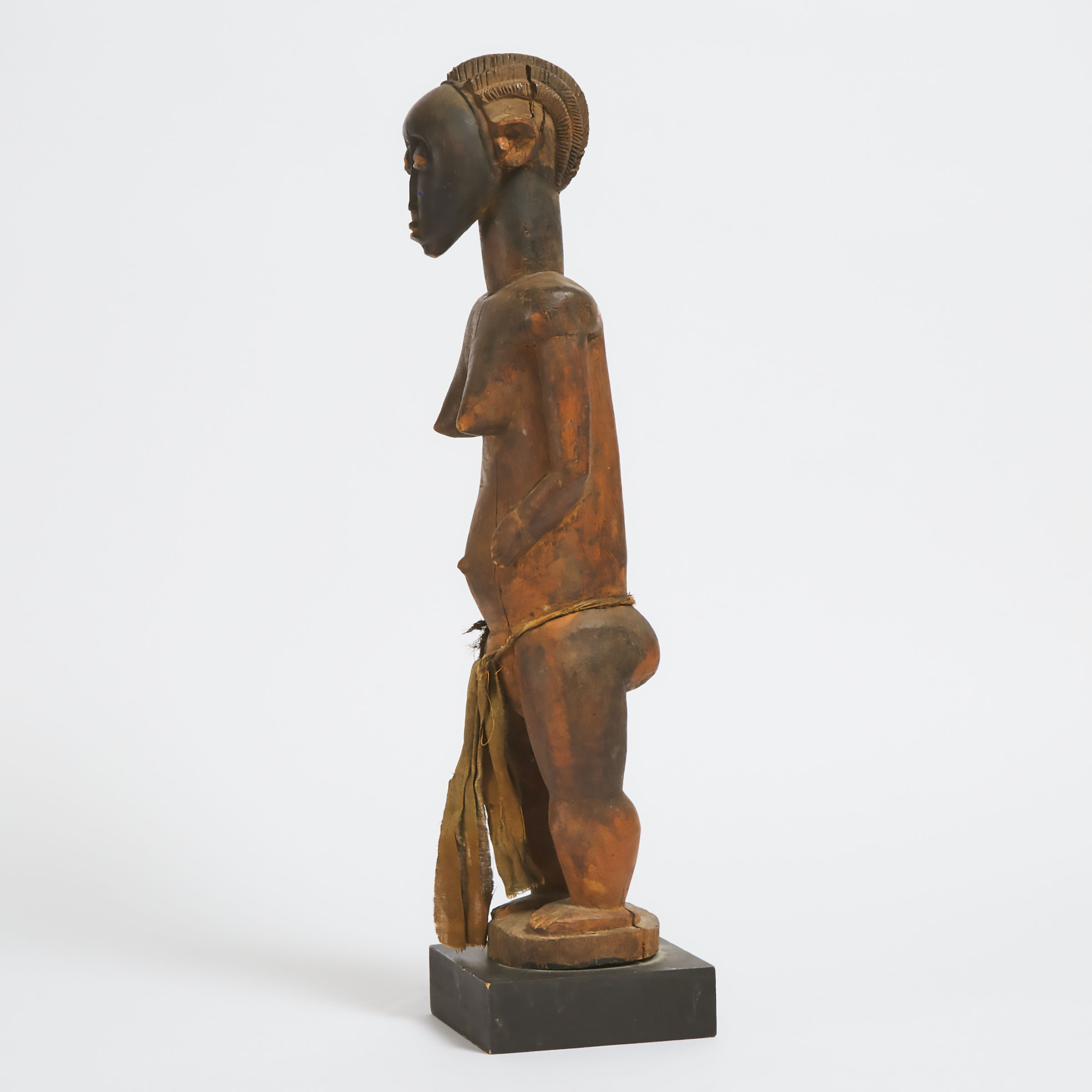 Baule Standing Female Figure, Ivory Coast, West Africa, early 20th century