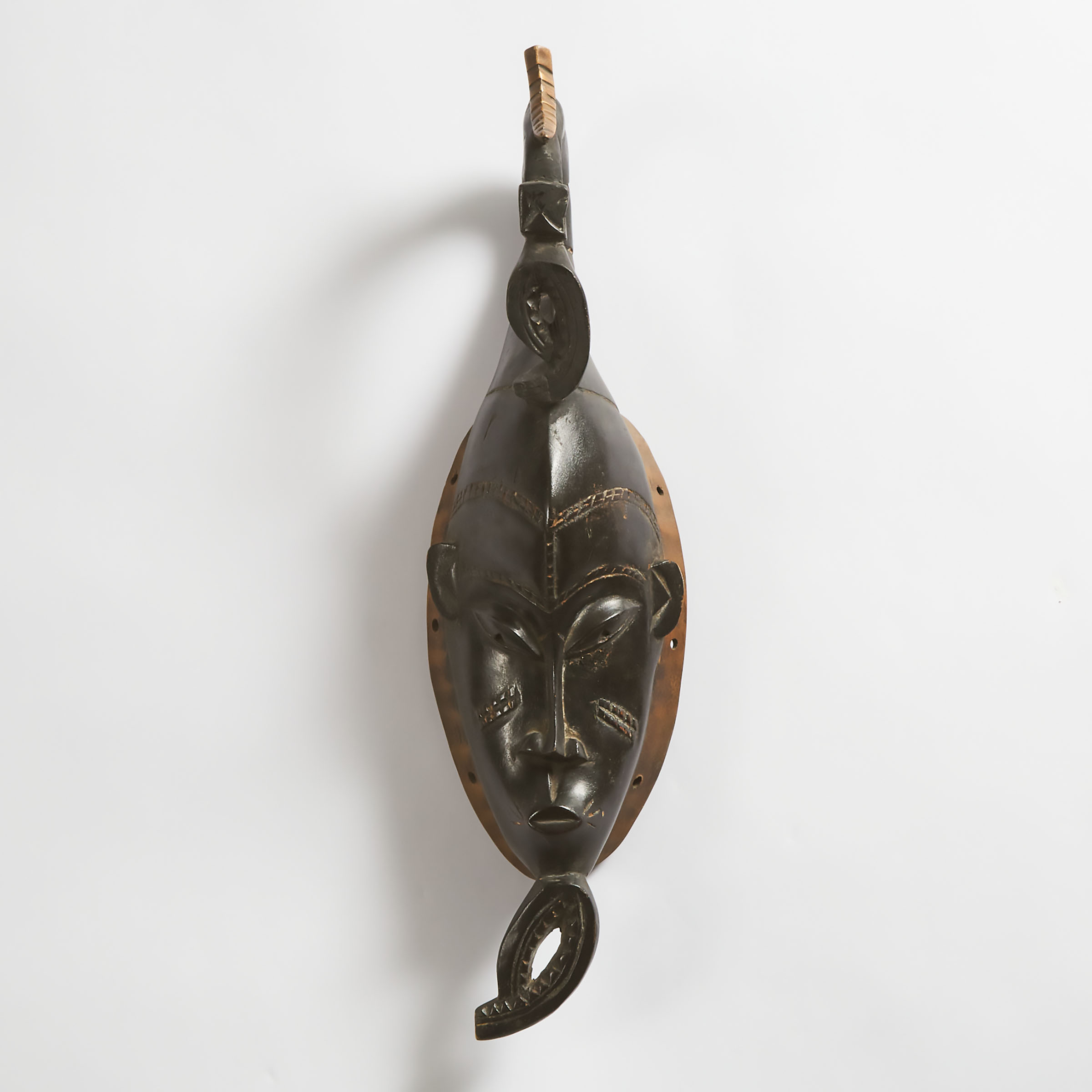 Modern Guro Mask, Ivory Coast, West Africa