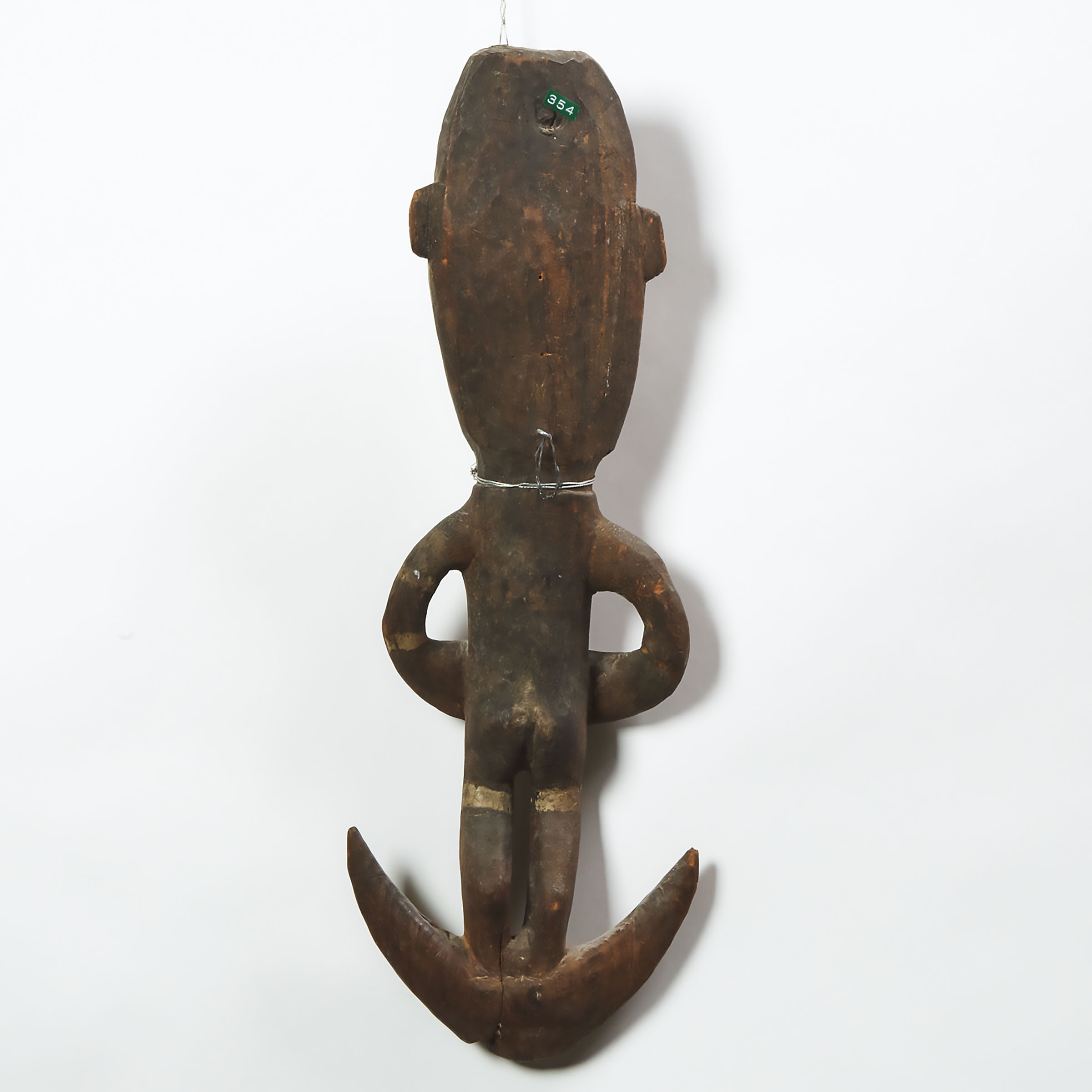 Sepik River Figural Suspension/Food Hook, Papua New Guinea, mid 20th century