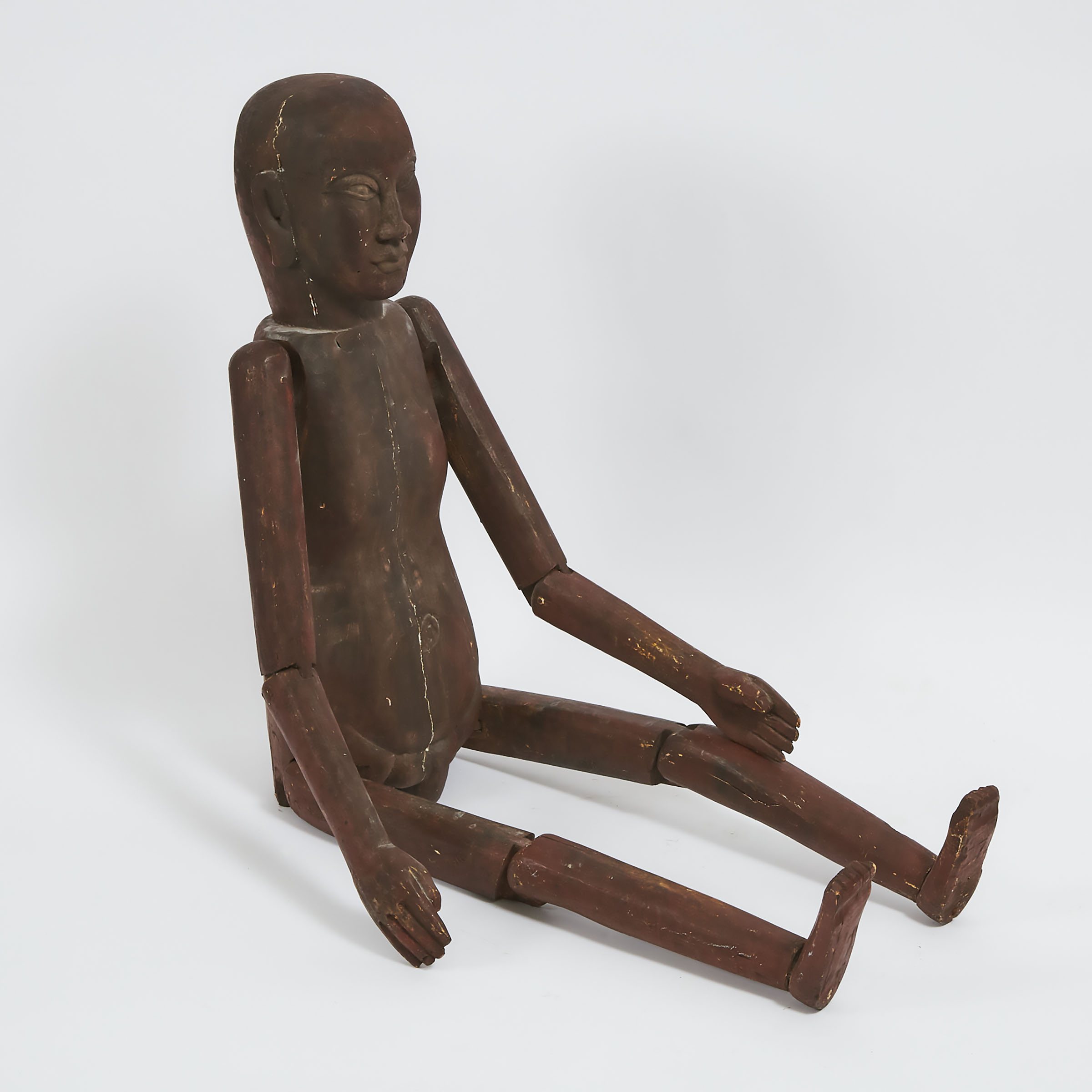 South Sulawesi Toraja Tau Tau Hinged Figure, Indonesia, 19/20th century