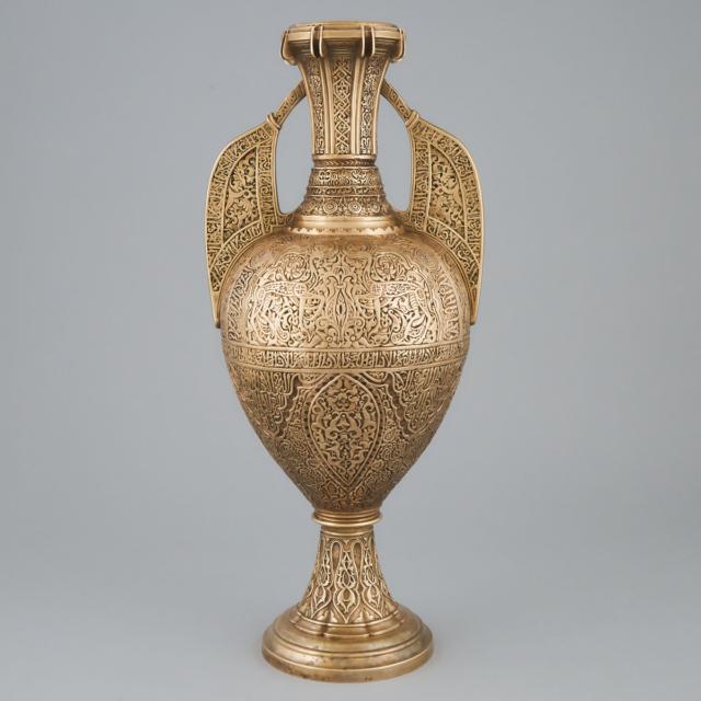 Tiffany & Co., New York, Gilt Bronze 'Alhambra' Vase, c.1900
