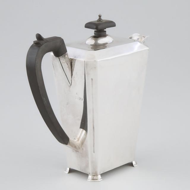 English Silver Hot Water Pot, S. Blanckensee & Son, Chester, 1938