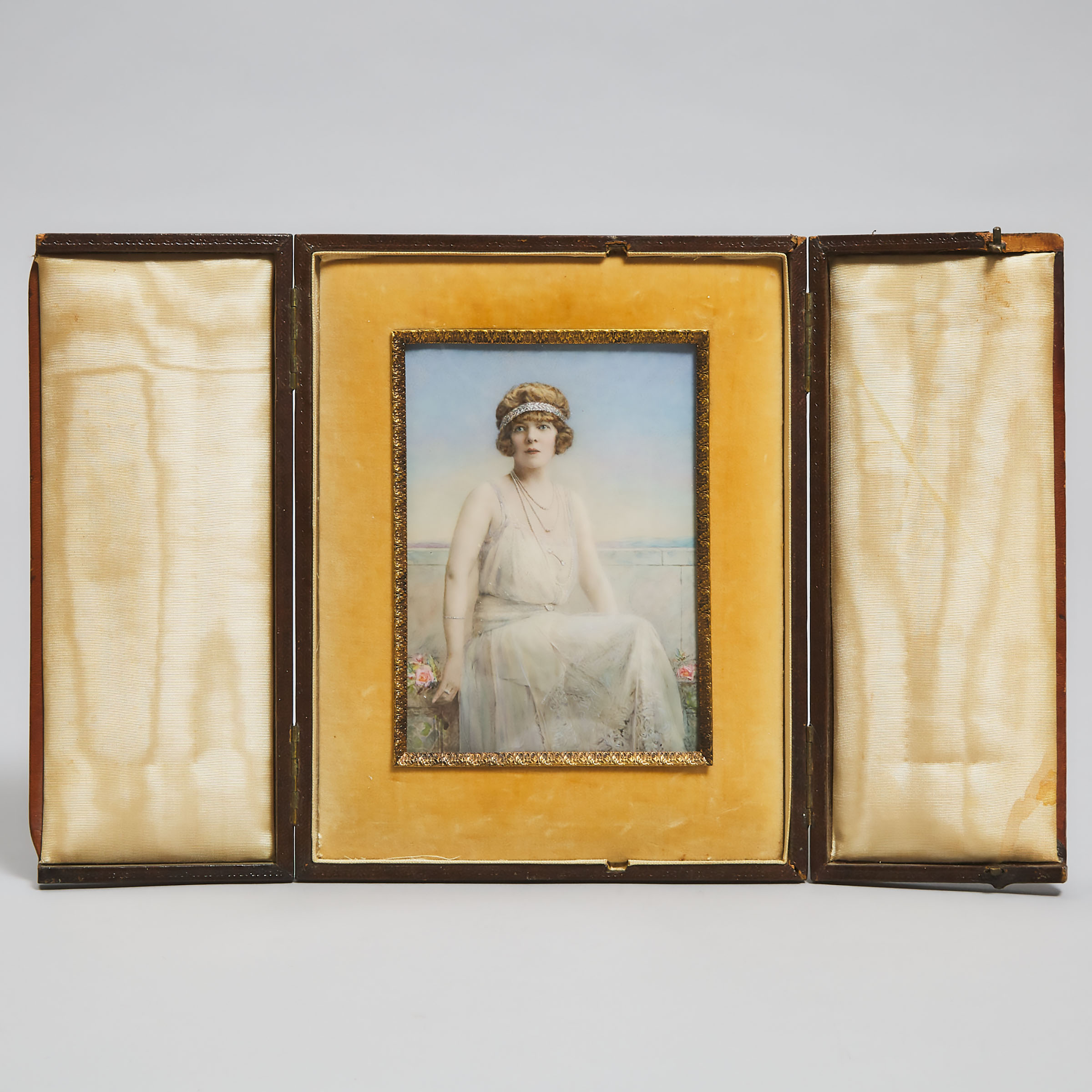 Portrait on Ivory of a Young Woman, c.1920