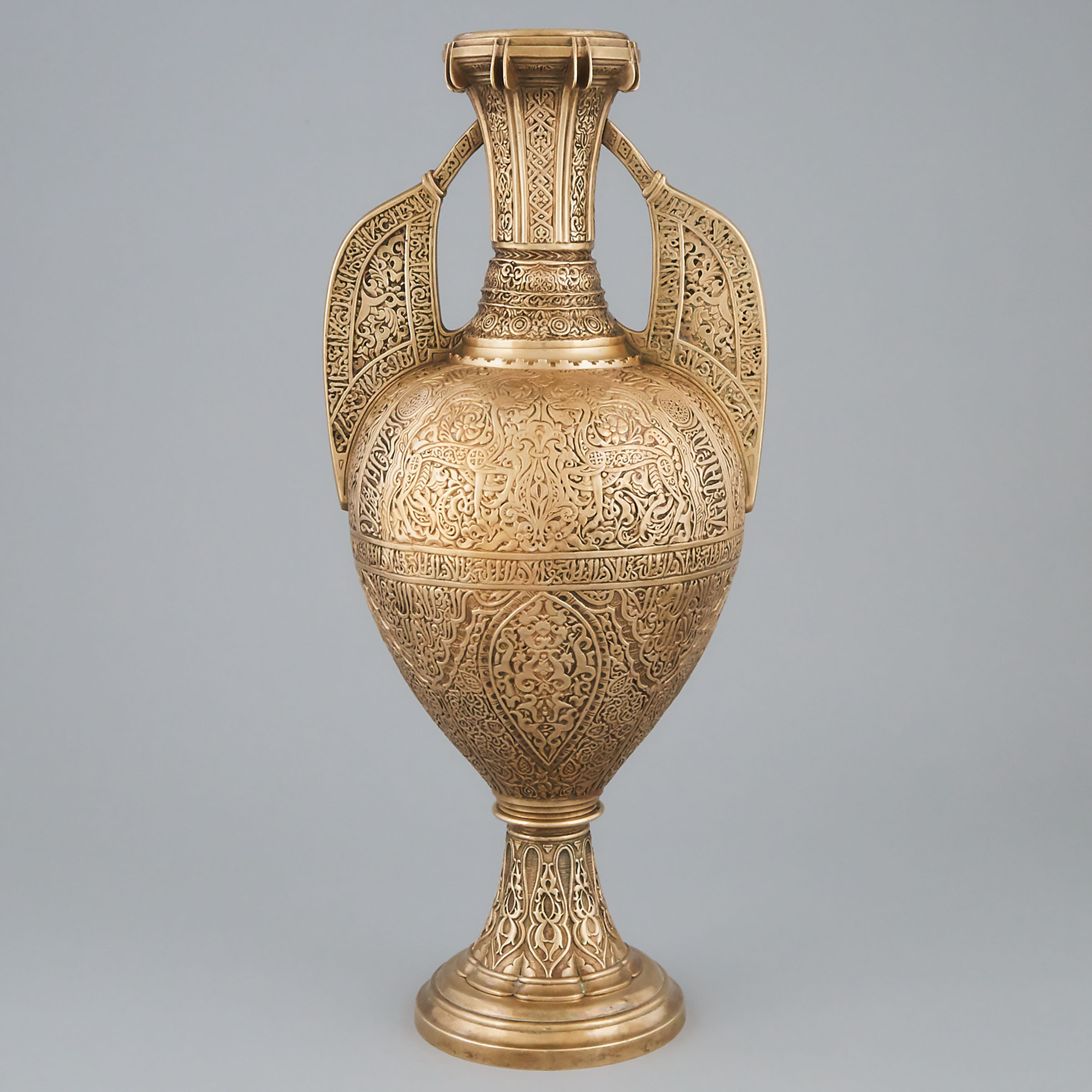 Tiffany & Co., New York, Gilt Bronze 'Alhambra' Vase, c.1900