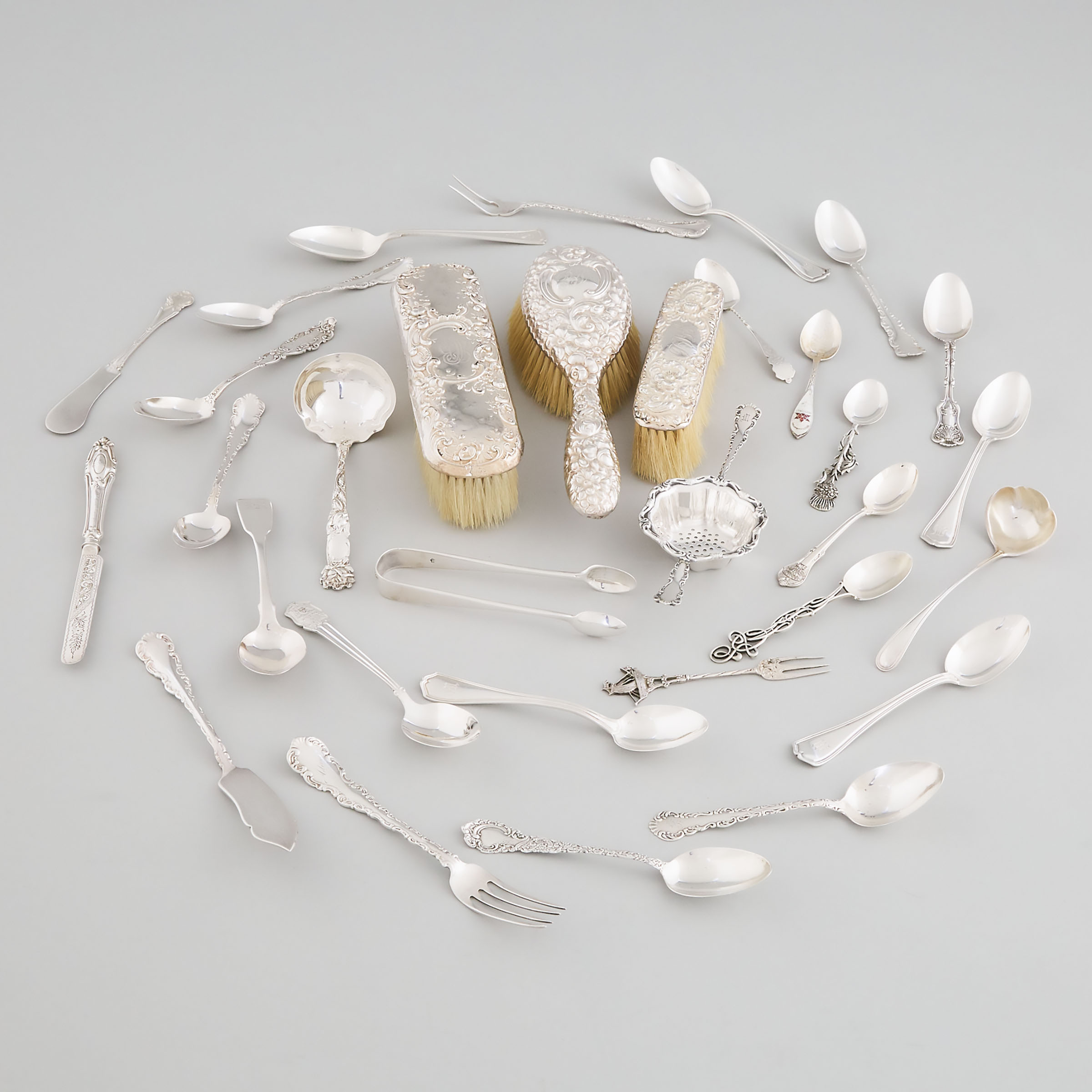 Group of Mainly North American and English Silver, 20th century