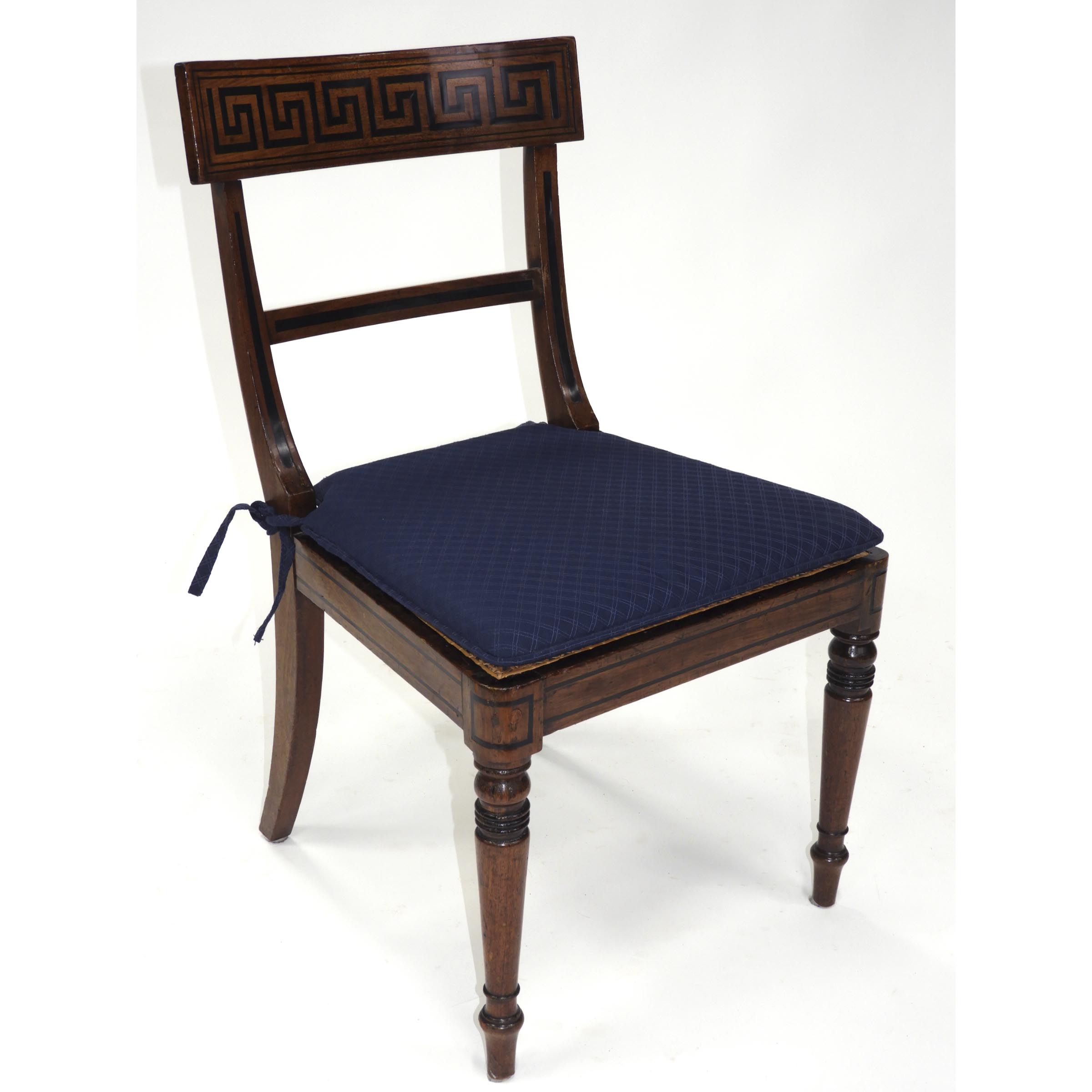 Set of Four English Regency Mahogany Side Chairs, c.1820