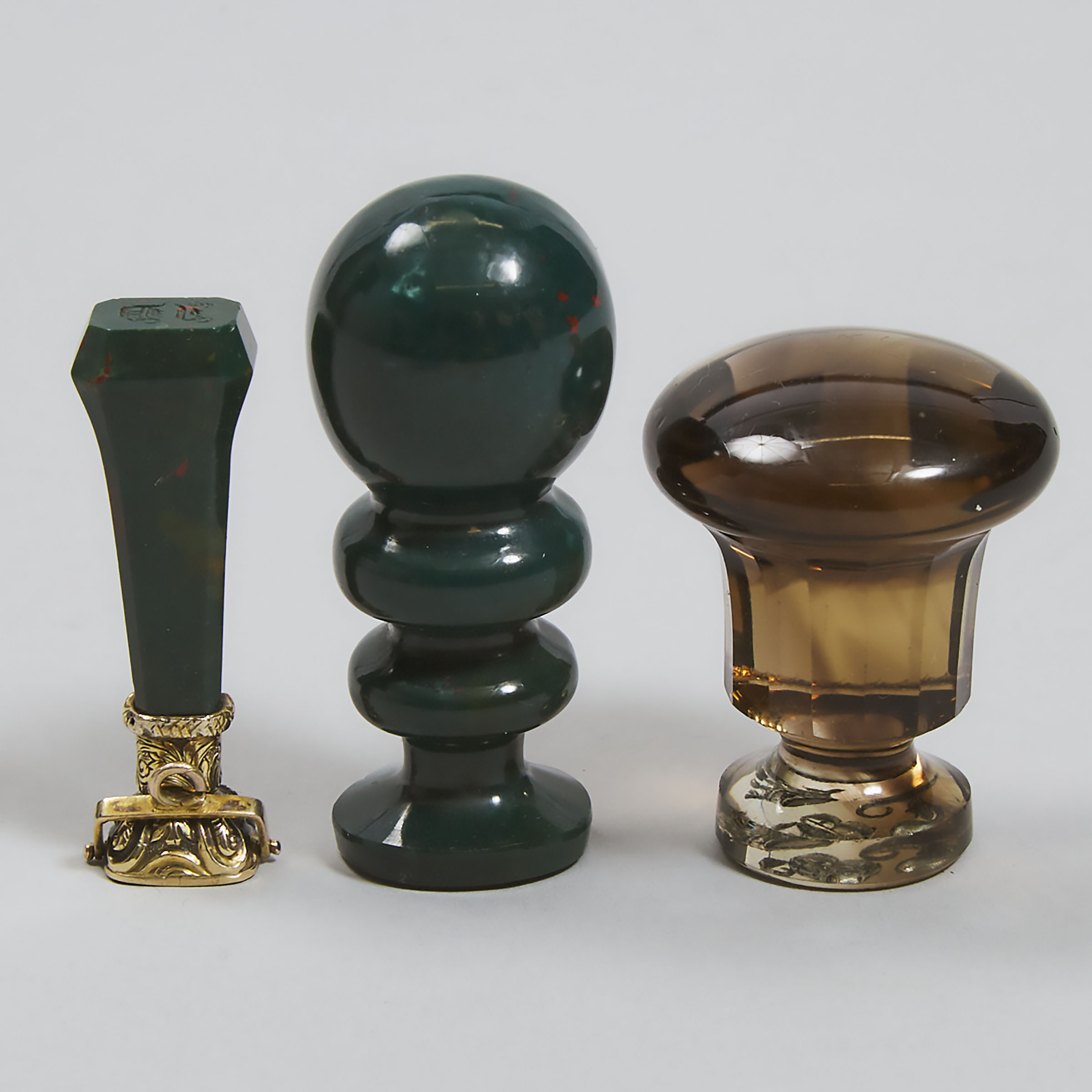 Group of Three Desk Seals, 19th/Early 20th century