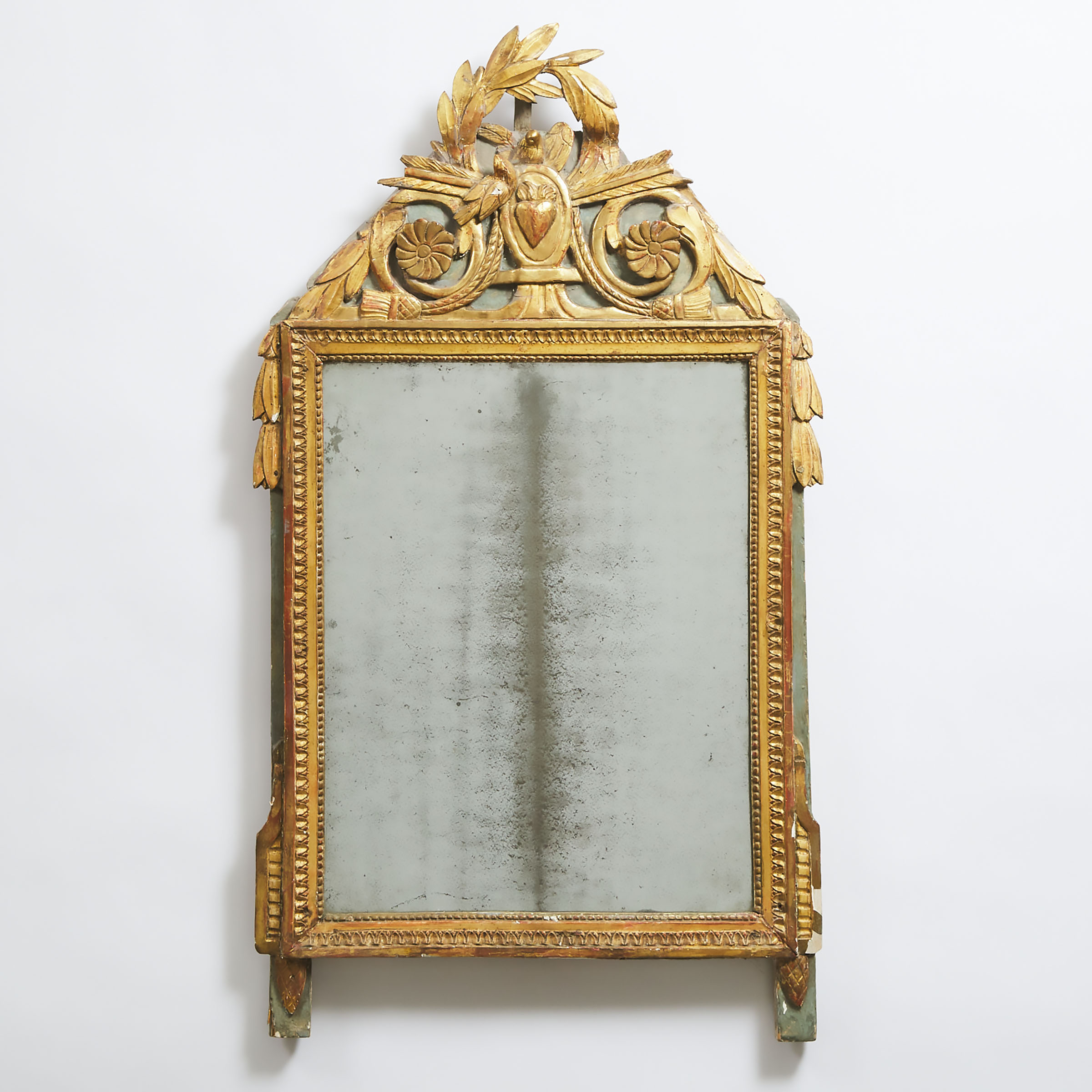 Louis XVI French Provincial Giltwood Mirror, 18th/early 19th century