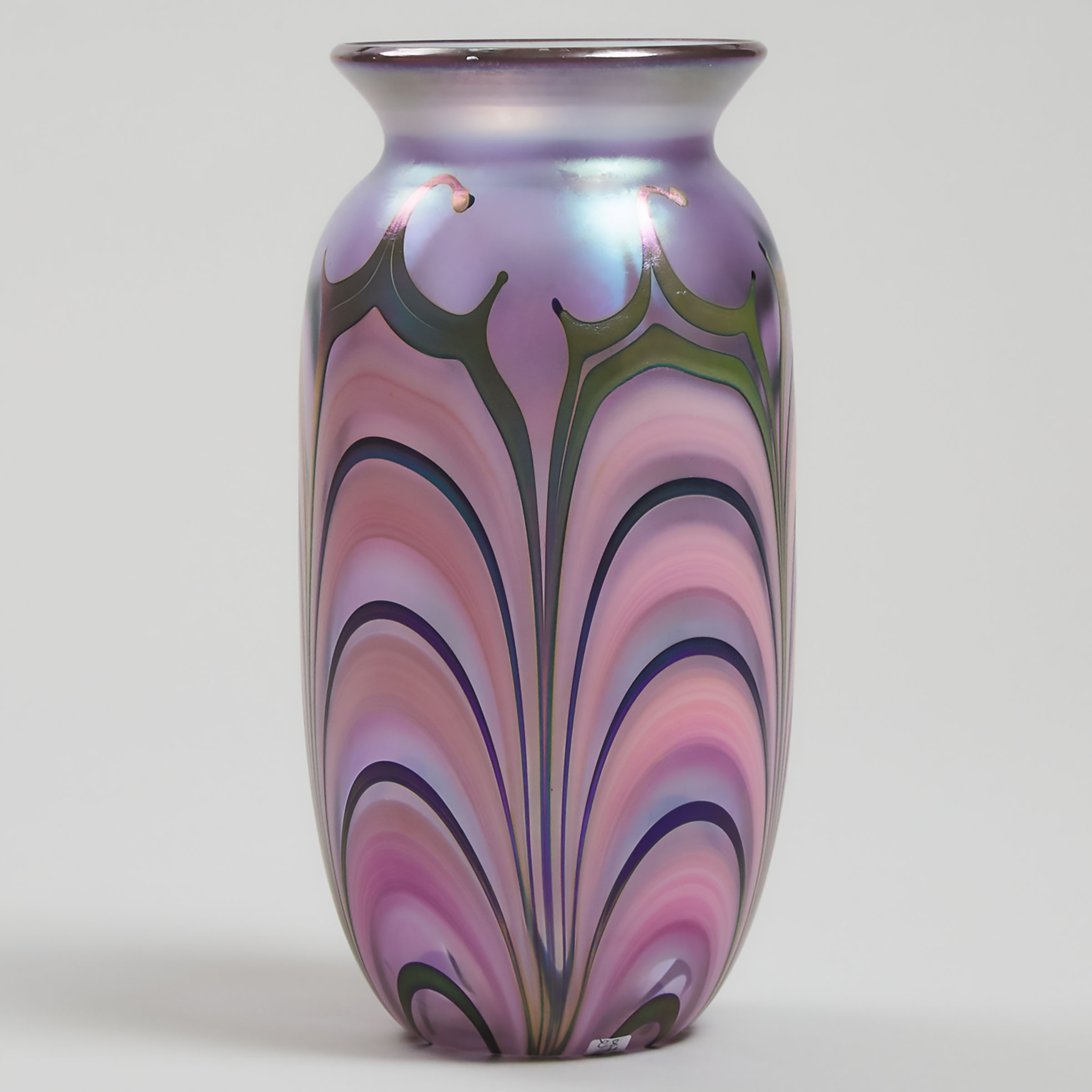 John Lotton (American, b.1964), Iridescent Glass Vase, 1990