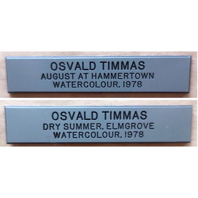 OSVALD TIMMAS (ESTONIAN-CANADIAN, 1913-2005)
