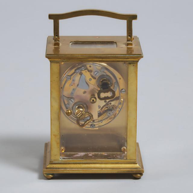 Swiss Striking Carriage Clock by Angelus, mid 20th century