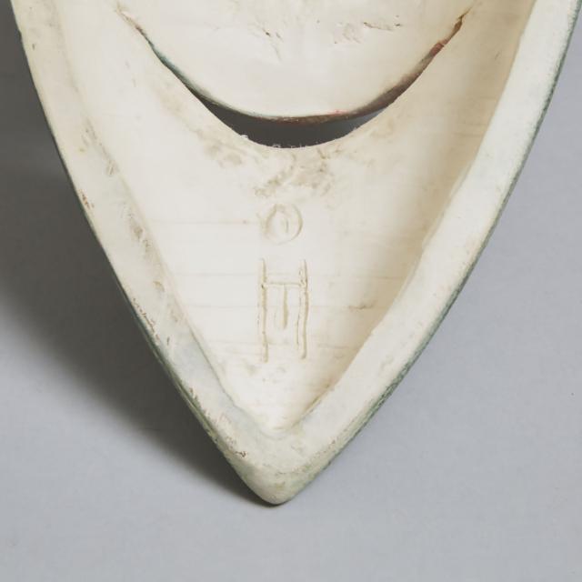 Brooklin Pottery Mask, Theo Harlander, c.1980