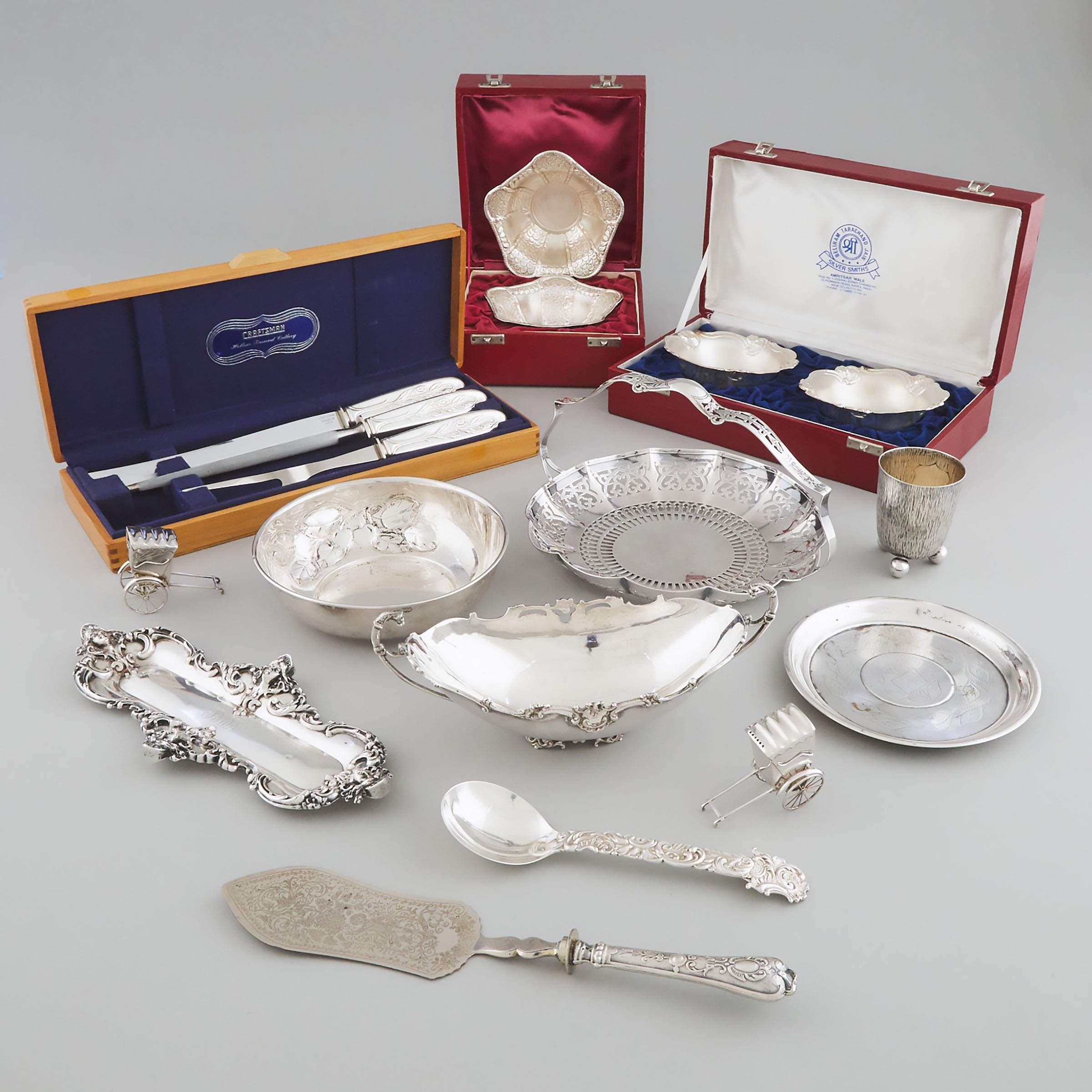 Group of  North American, Continental and Asian Silver, 20th century