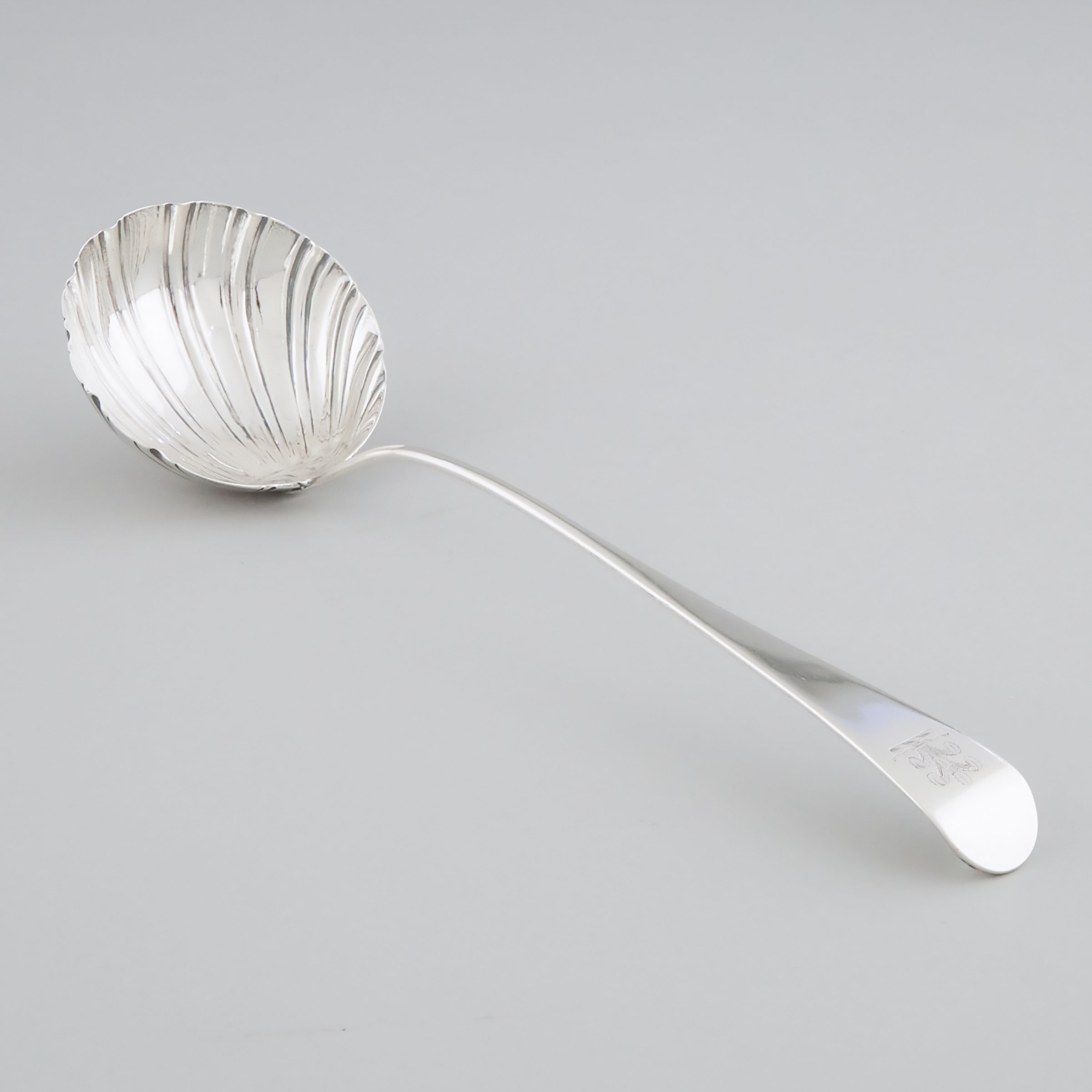 George III Silver Old English Pattern Soup Ladle, probably William Withers, London, 1764