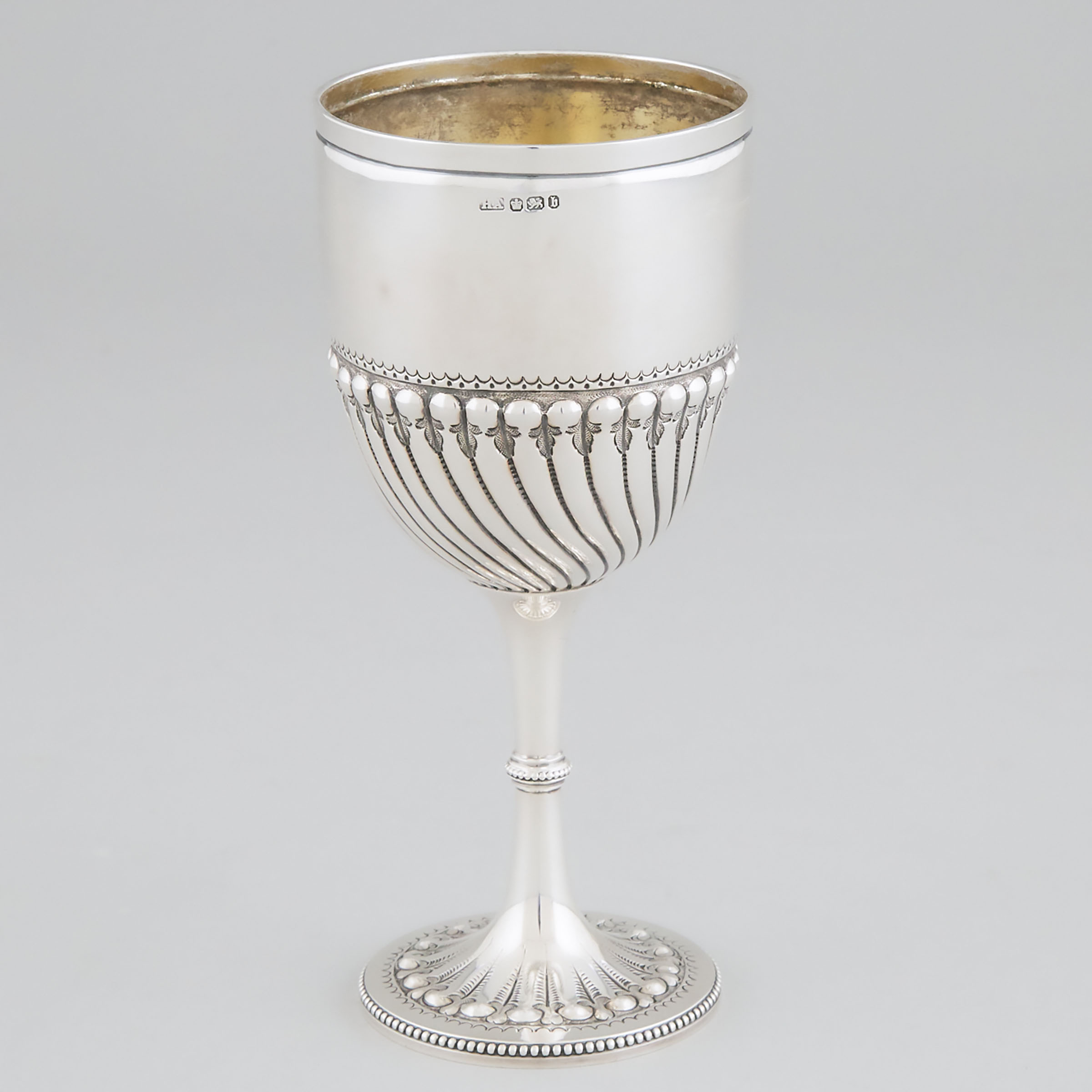 Late Victorian Silver Goblet, Atkin Bros., Sheffield, 1894