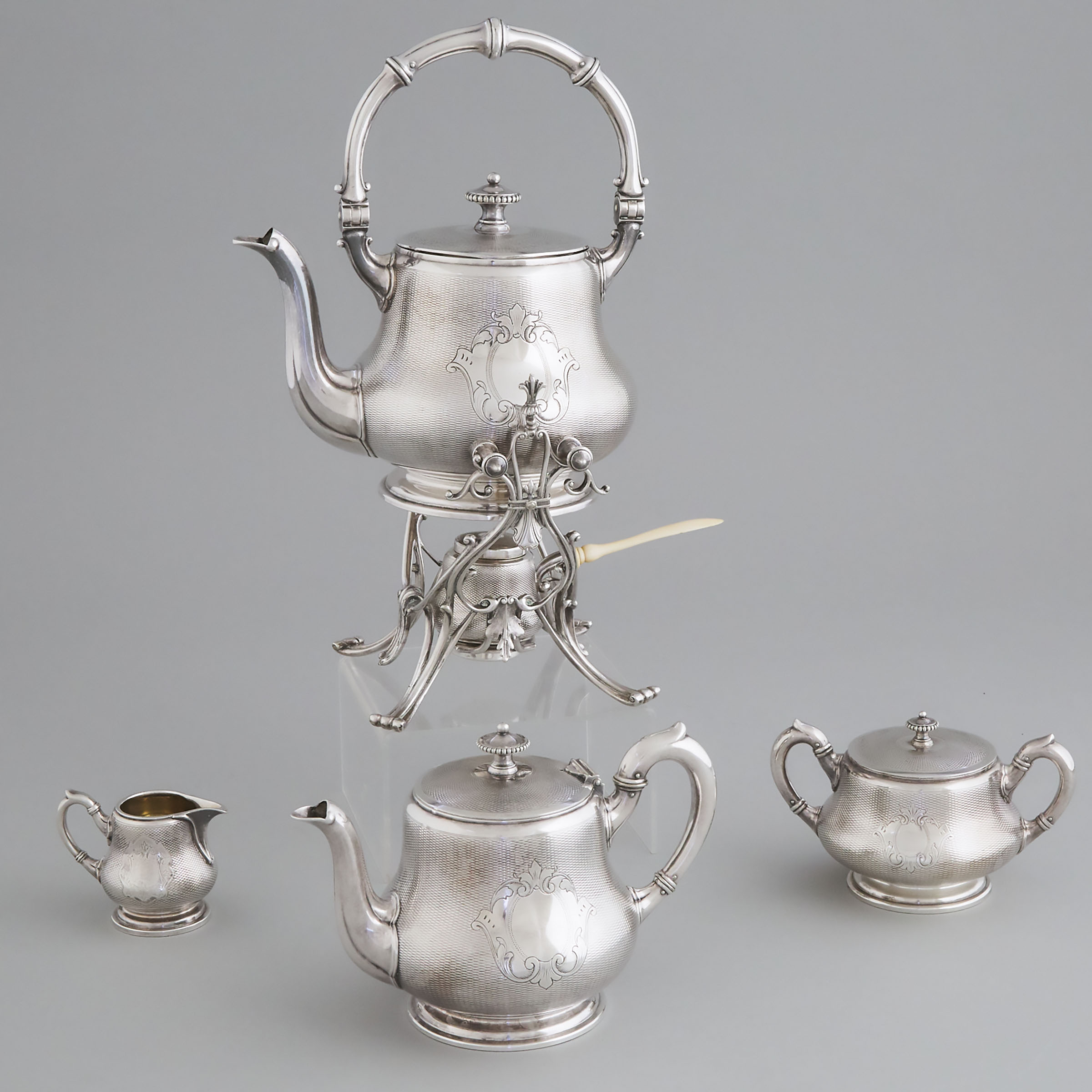 Austrian Silver Plated Tea Service, Krupp, Berndorf, late 19th/early 20th century