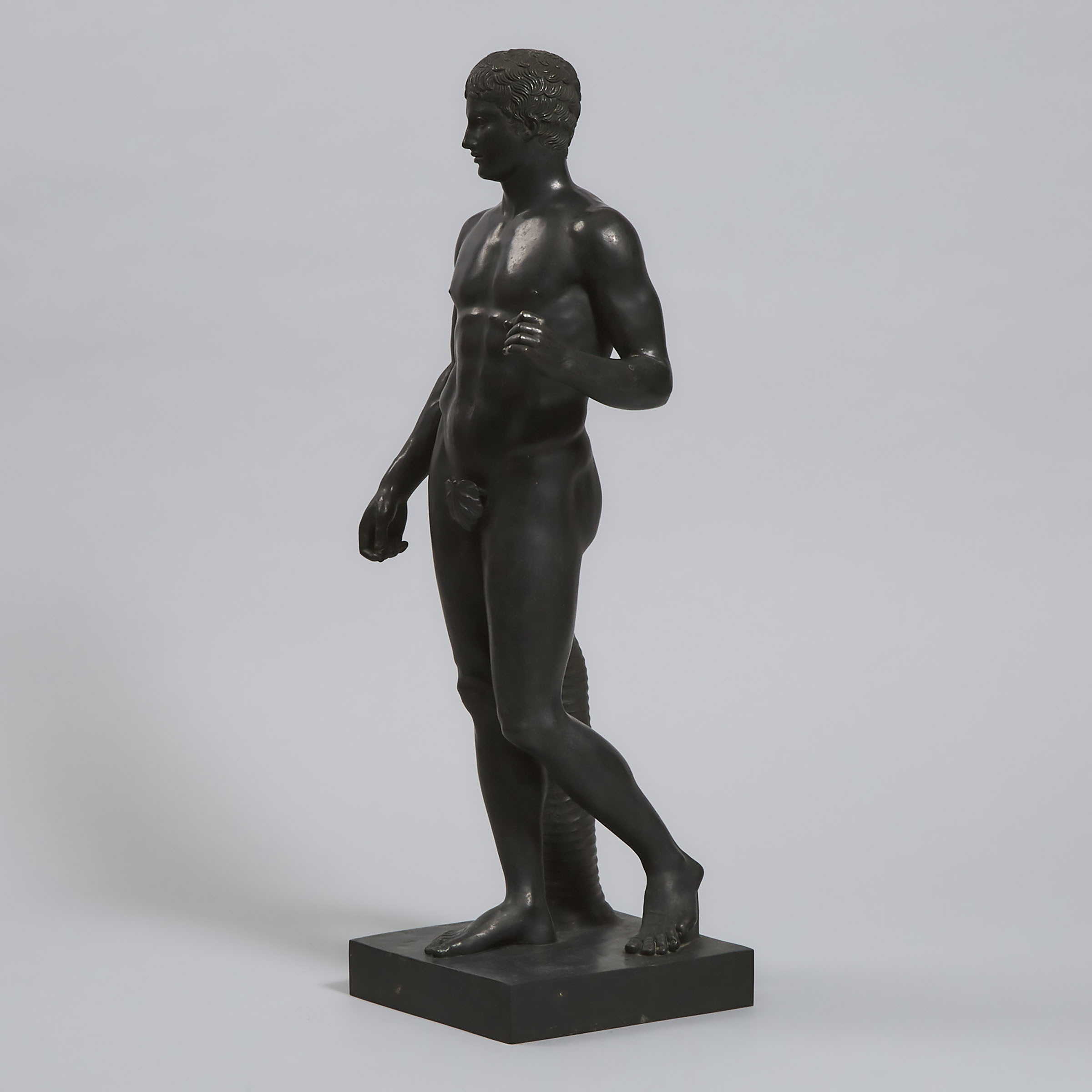 Patinated Bronze Model of the Doryphoros (Spear Bearer), 19th century