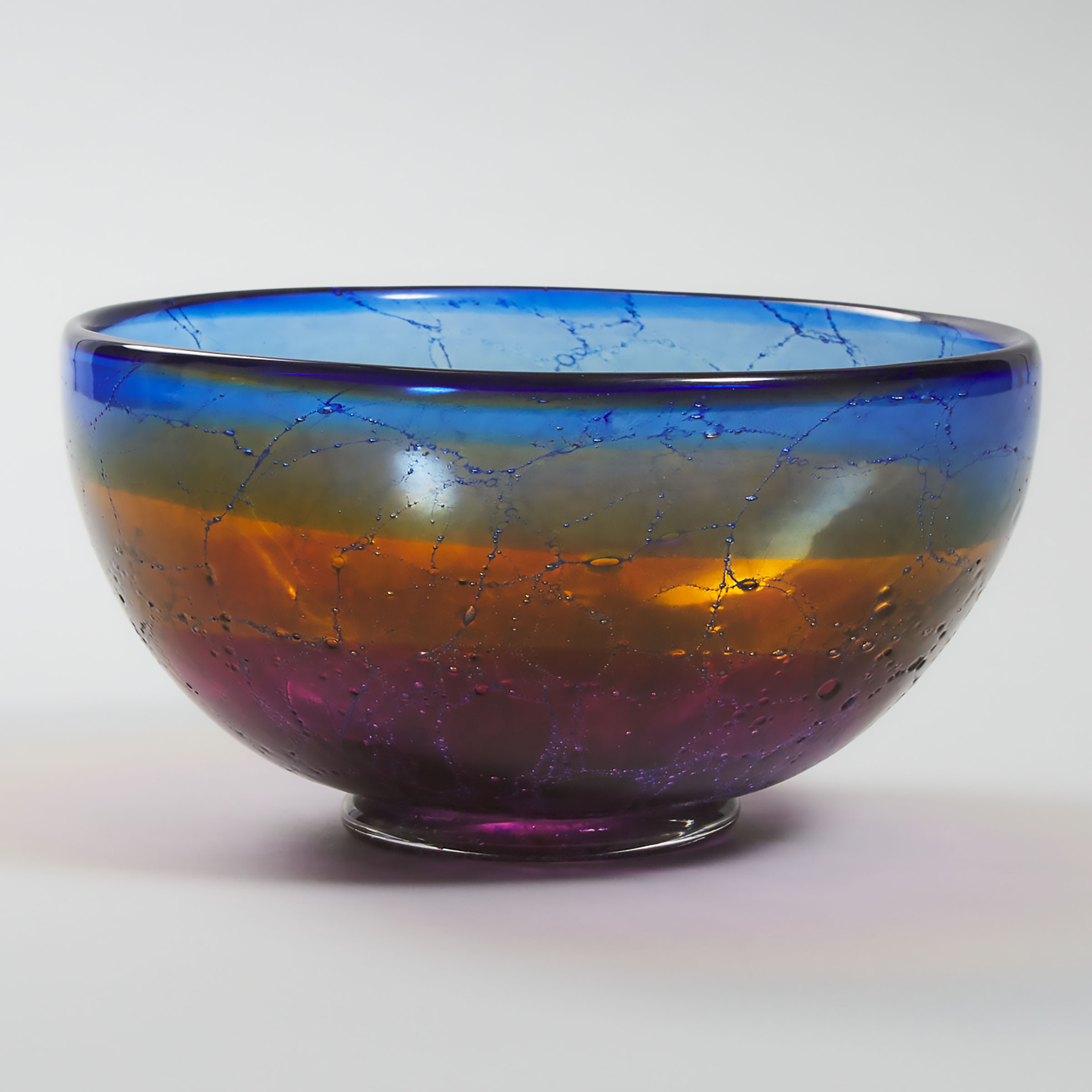 Kosta Glass Bowl, Ann Wärff, 1975