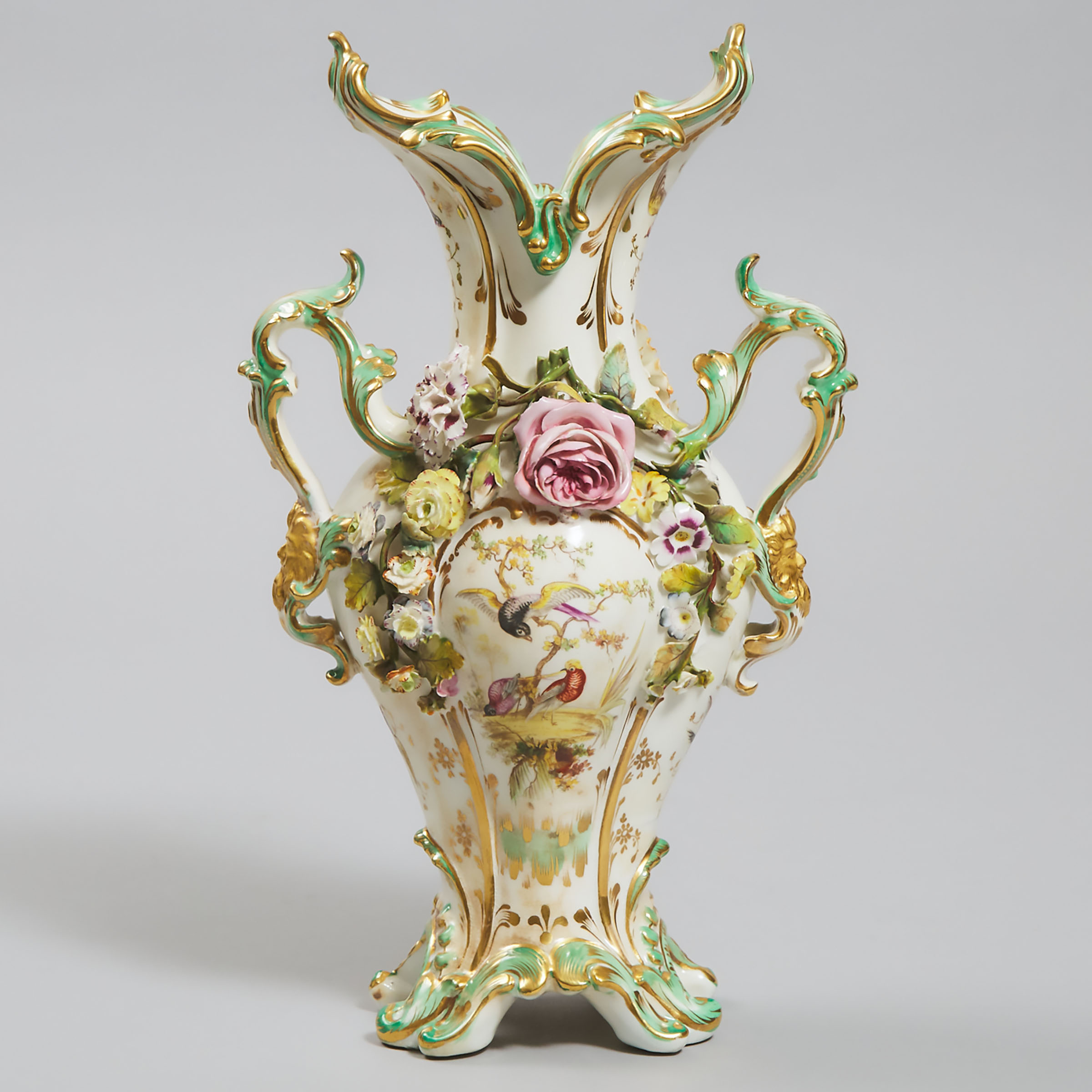 Coalbrookdale Two-Handled Vase, c.1830-40