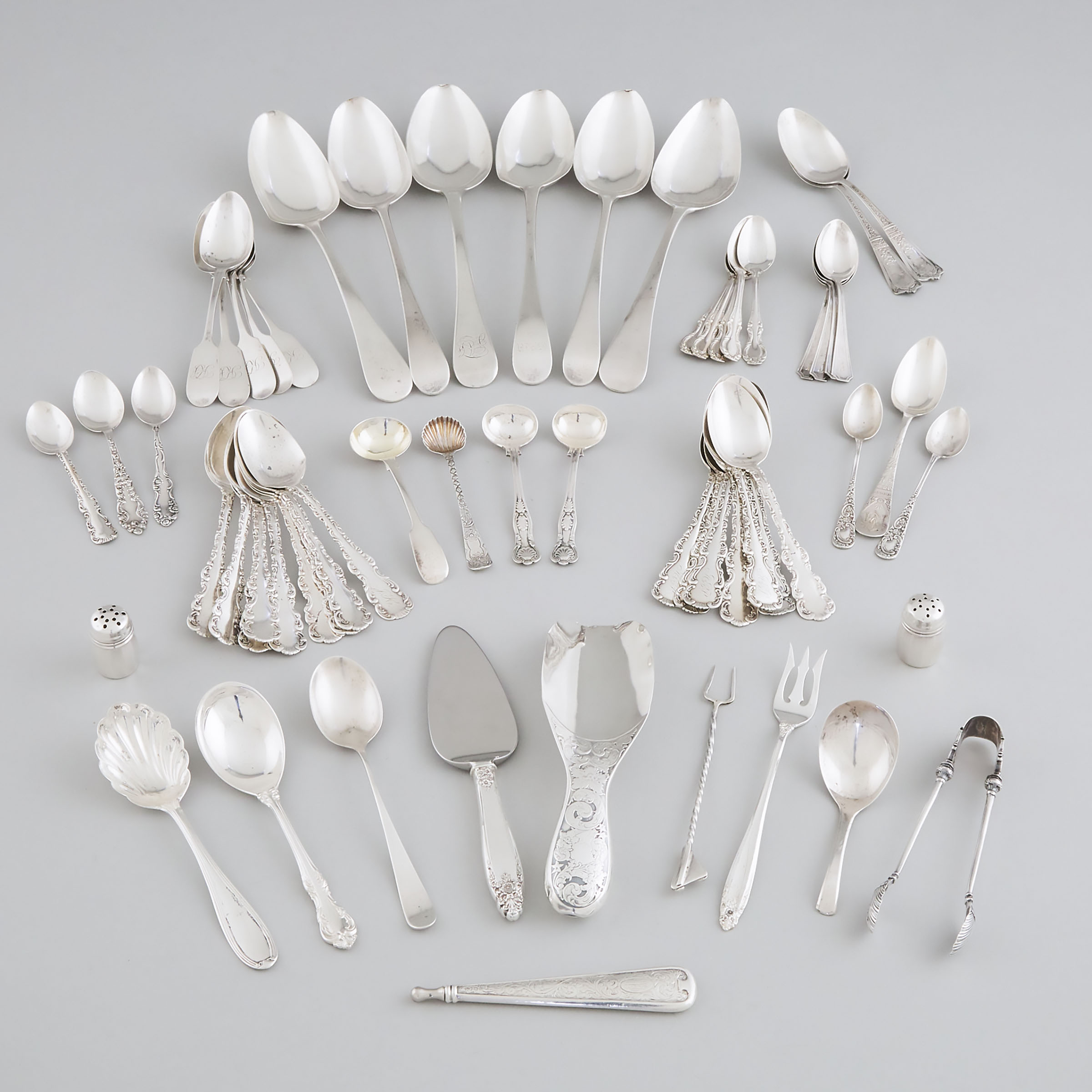 Group of Georgian and Later English and North American Silver, late 18th-20th century