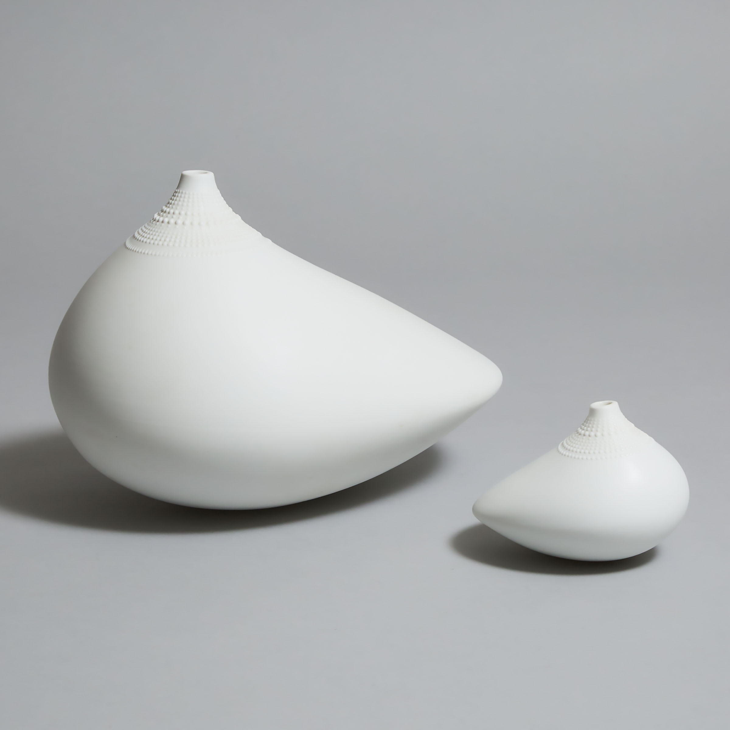Two Rosenthal 'Pollo' Vases, Tapio Wirkkala, 20th century