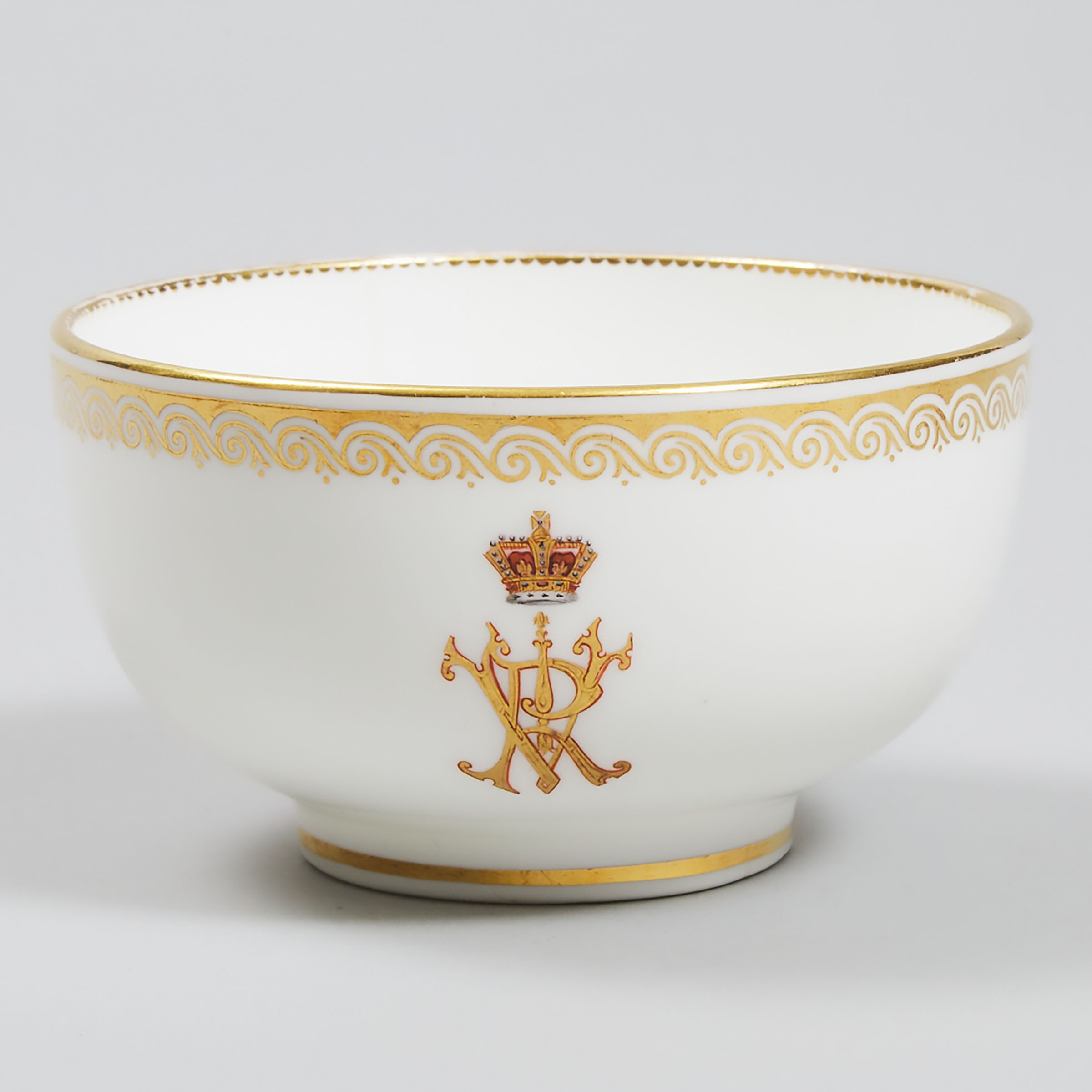 Victorian Porcelain Breakfast Cup from a Buckingham Palace Service, supplied by Mortlock, Regent St., London, c.1890