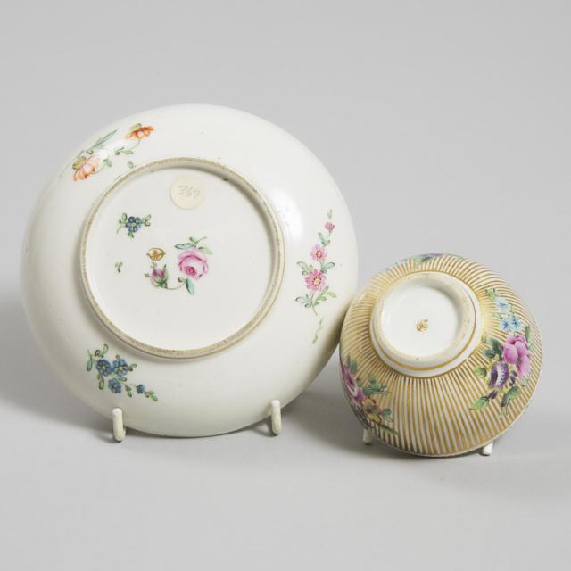 Chelsea-Derby Tea Bowl and Saucer, c.1775