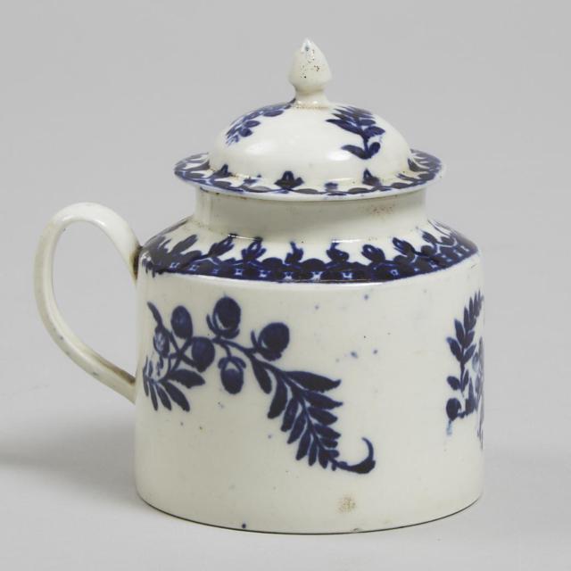 Liverpool Covered Mustard Pot, c.1780
