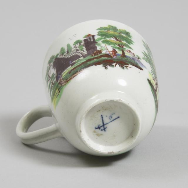 Worcester Architectural Ruins Coffee Cup, workshop of James Giles, c.1770