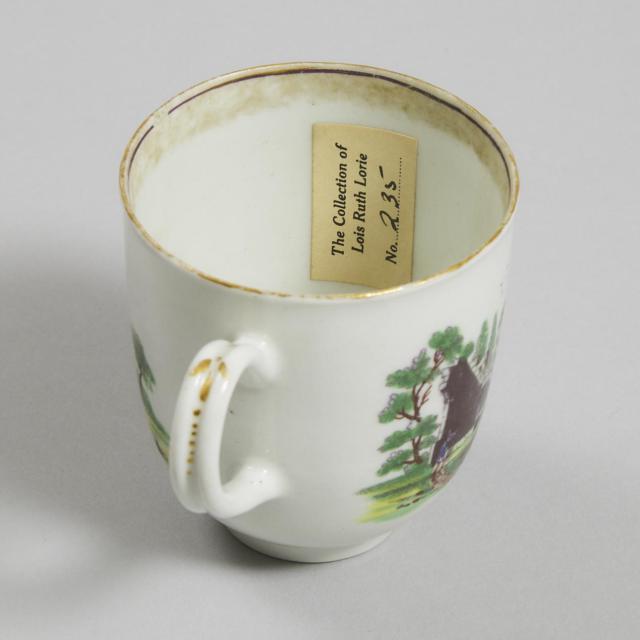 Worcester Architectural Ruins Coffee Cup, workshop of James Giles, c.1770