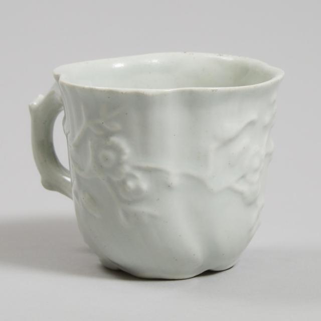 Limehouse Moulded Prunus Cup, c.1746-48