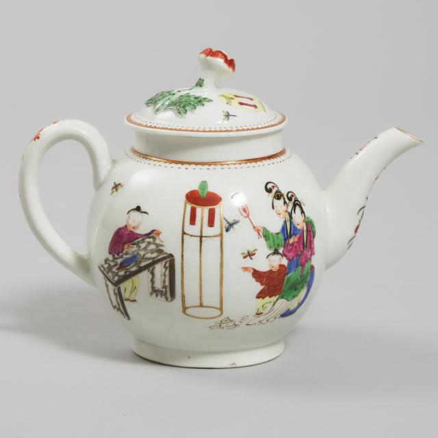 Worcester 'Chinese Family' Teapot, c.1770