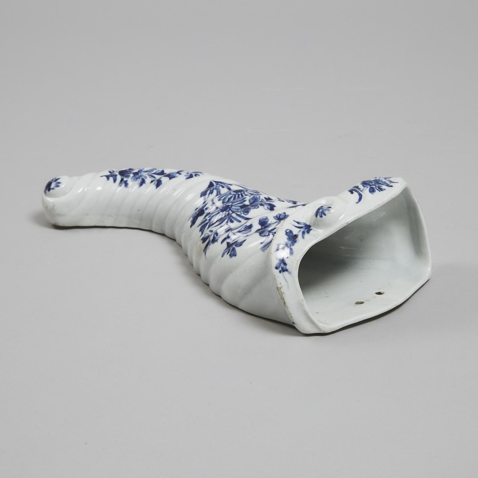 Worcester 'Cornucopia Daisy' Wall Pocket, c.1760