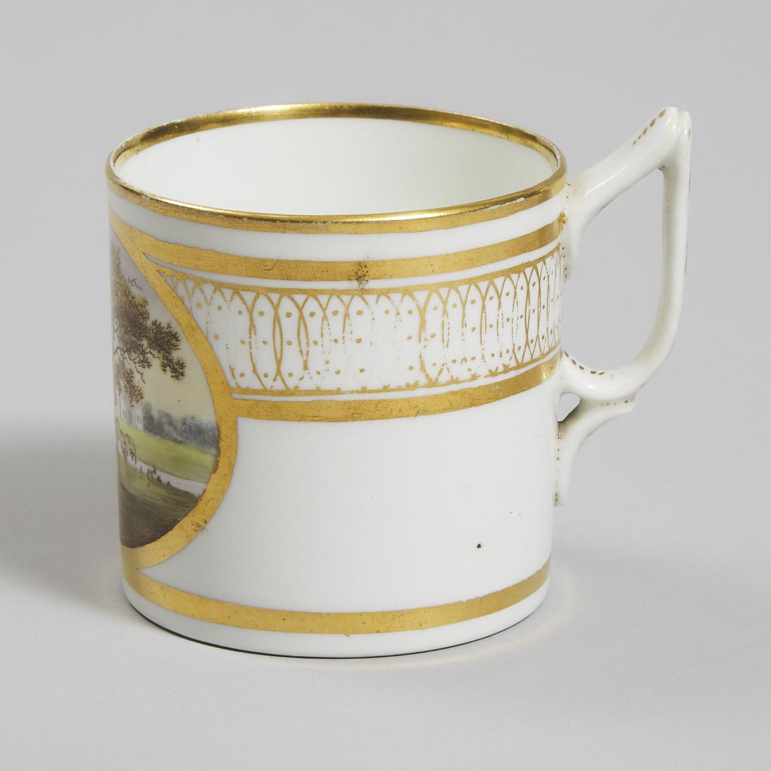 Derby Topographical Coffee Can, c.1800