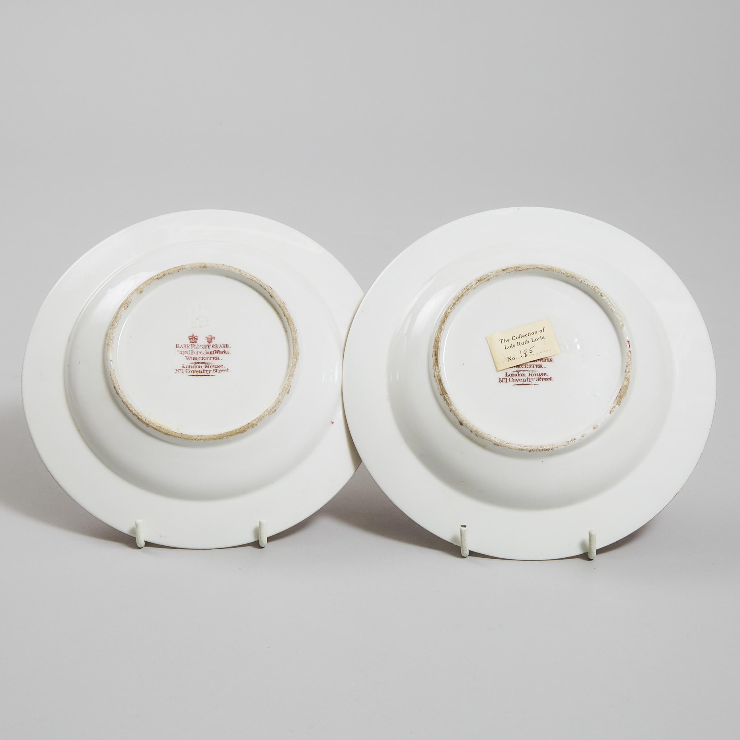 Pair of Barr, Flight & Barr Worcester Japan Pudding Basins, c.1807-13