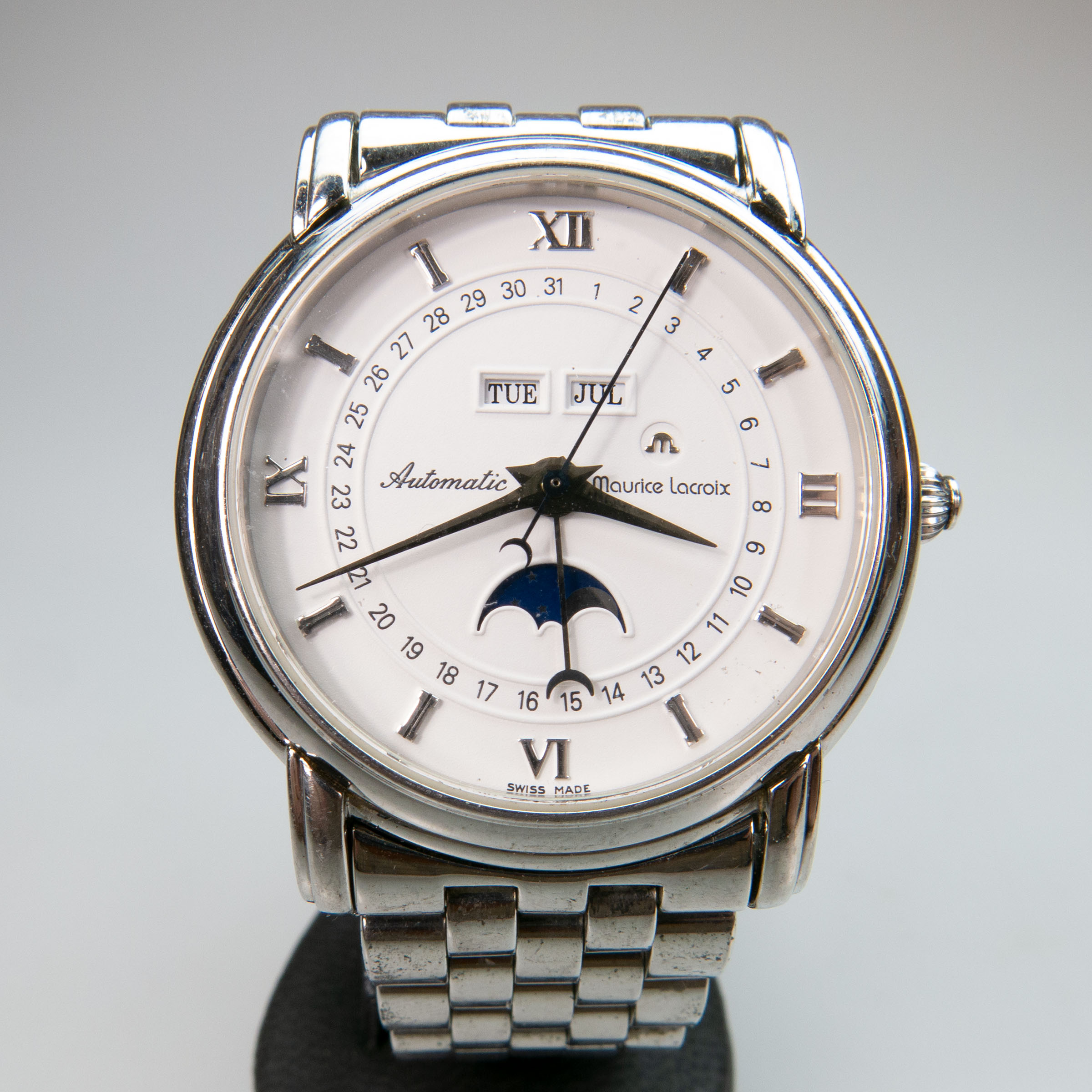 Maurice Lacroix 'Phase De Lune' Triple Date Wristwatch