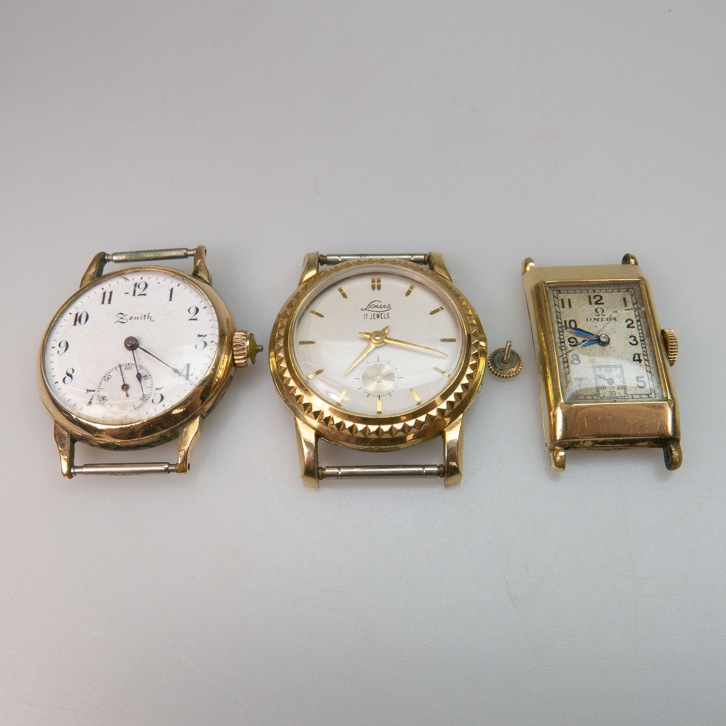 3 Various Wristwatches