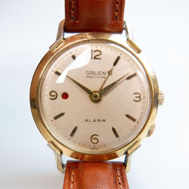 Gruen 'Precision' Wristwatch, With Alarm