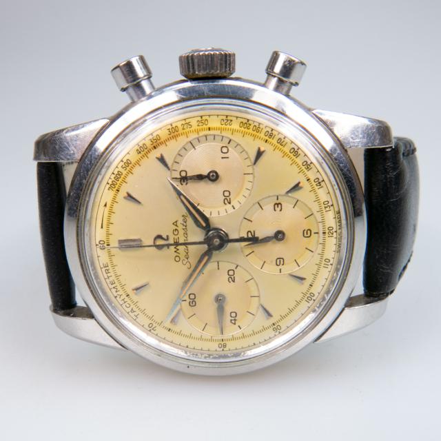 Omega Seamaster Wristwatch With Chronograph